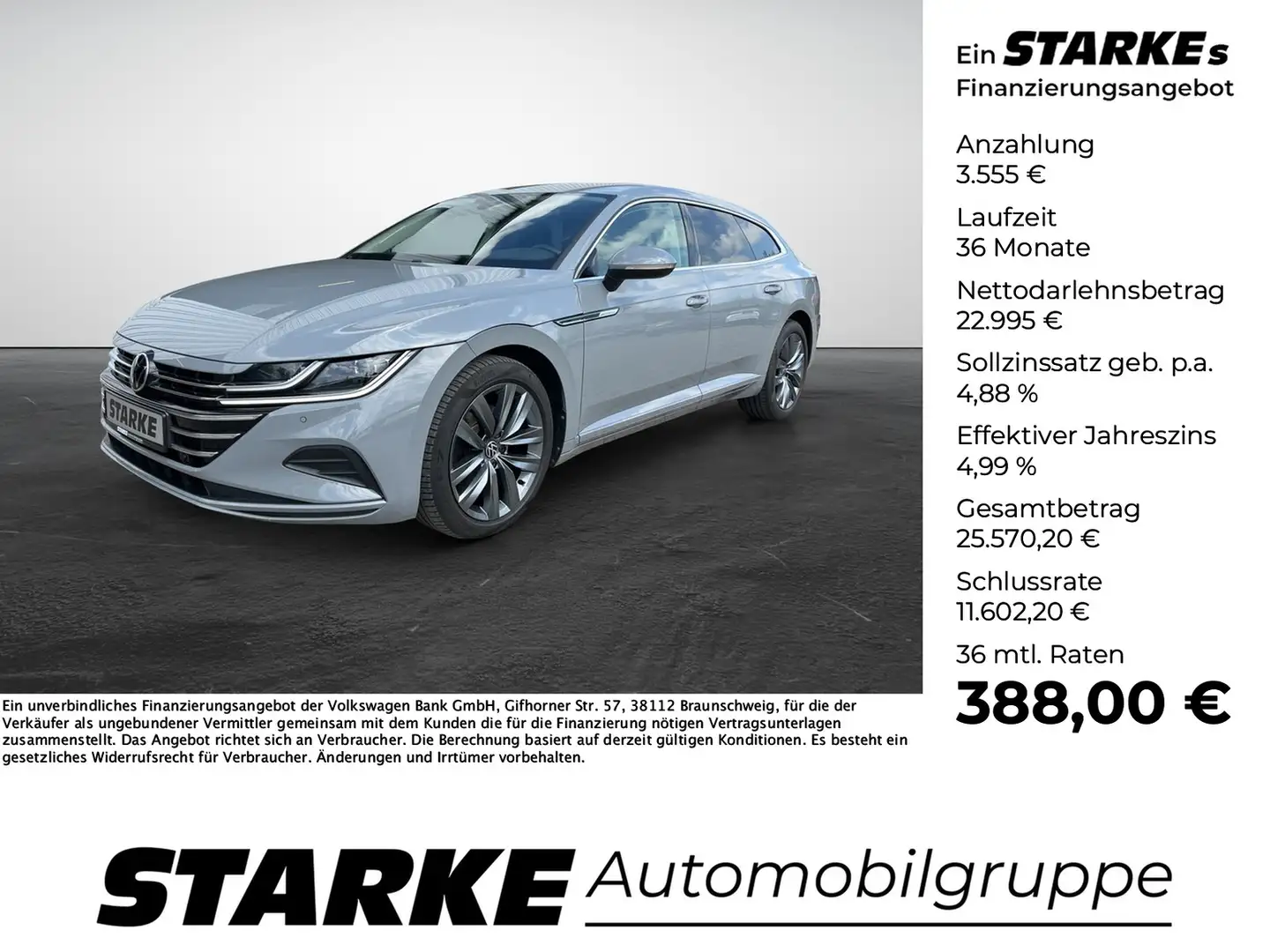 Volkswagen Arteon Shooting Brake 2.0 TDI DSG Gri - 1
