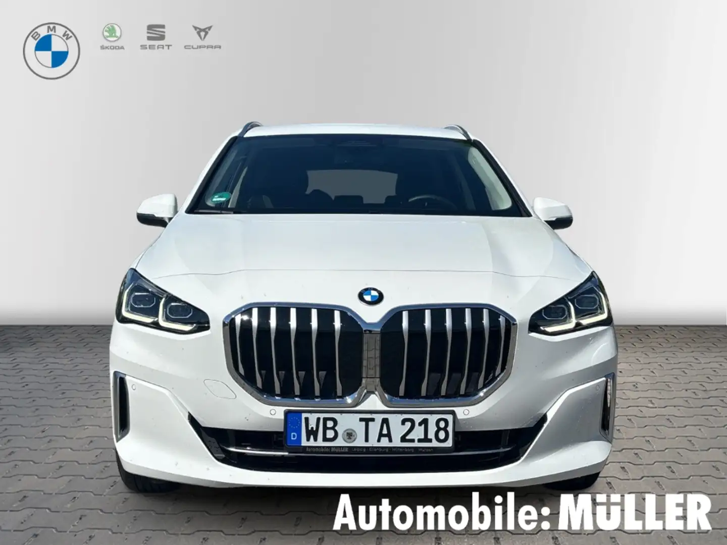 BMW 218 Active Tourer Luxury Line Park-Ass. LED, AHZ, Komf Weiß - 2