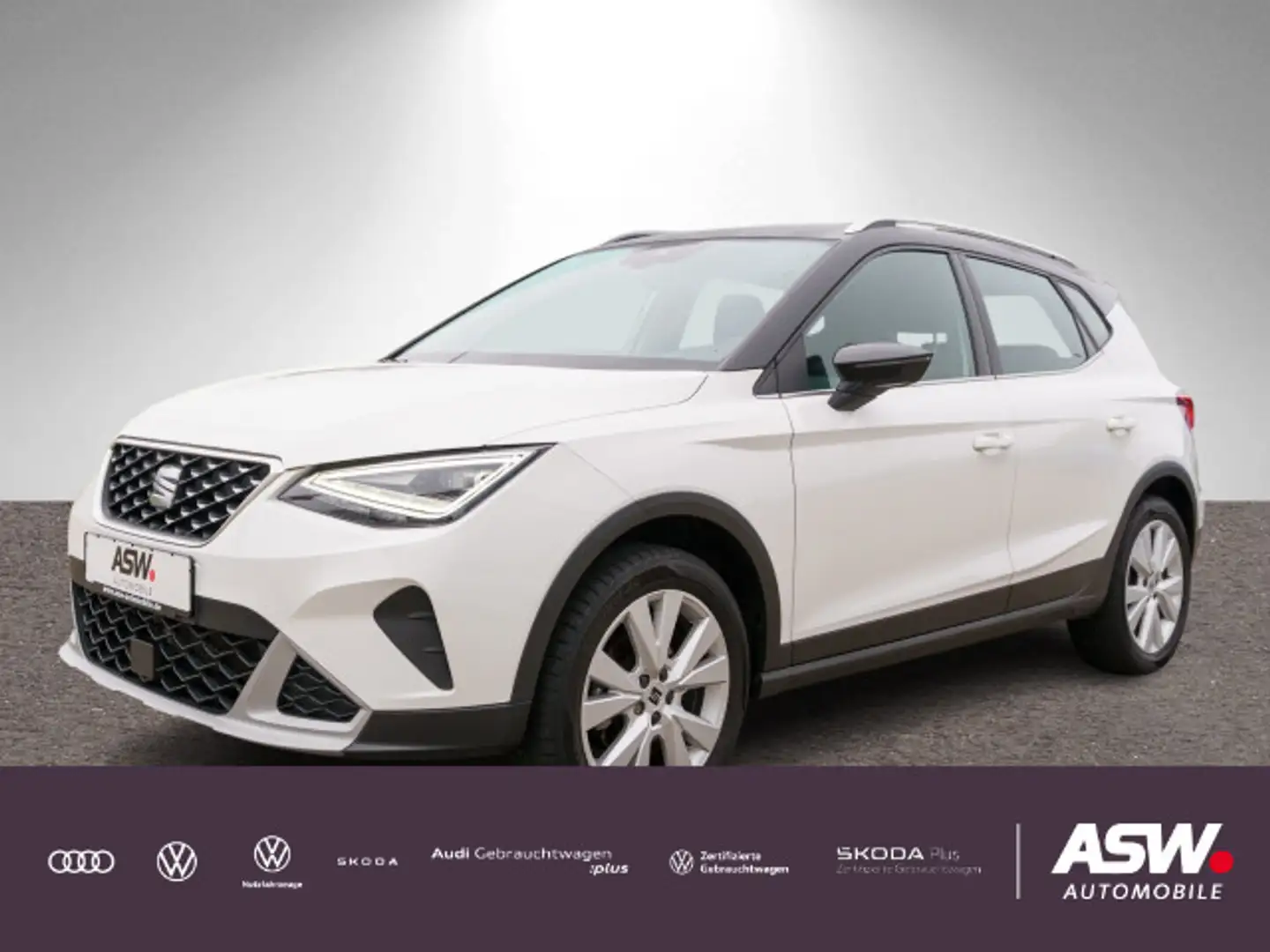 SEAT Arona Xperience 1.0TSI Navi LED ACC SHZ PDC AHK Weiß - 1