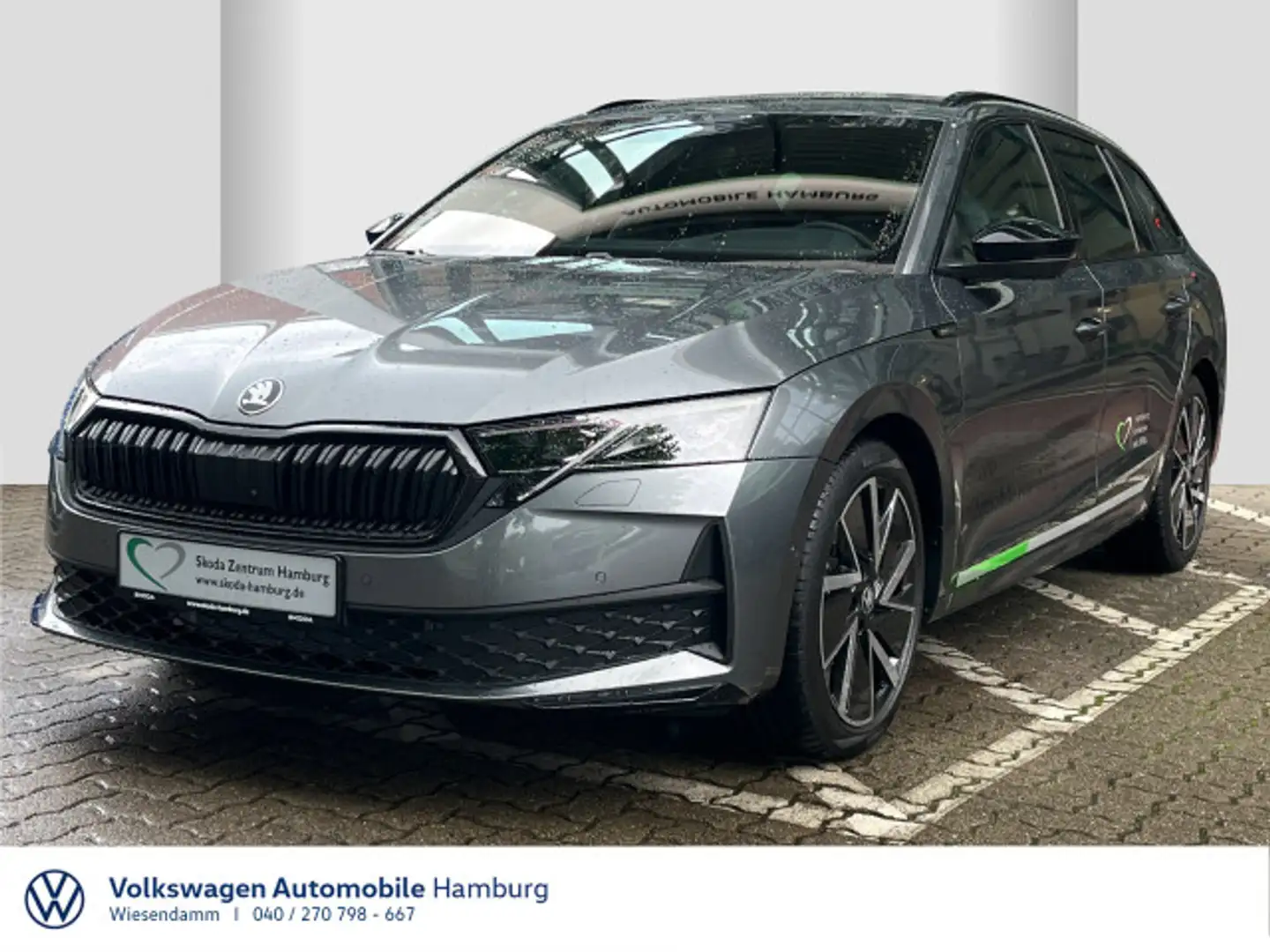 Skoda Octavia 2.0 TDI DSG Sportline 360° AHK Navi LED Grau - 1