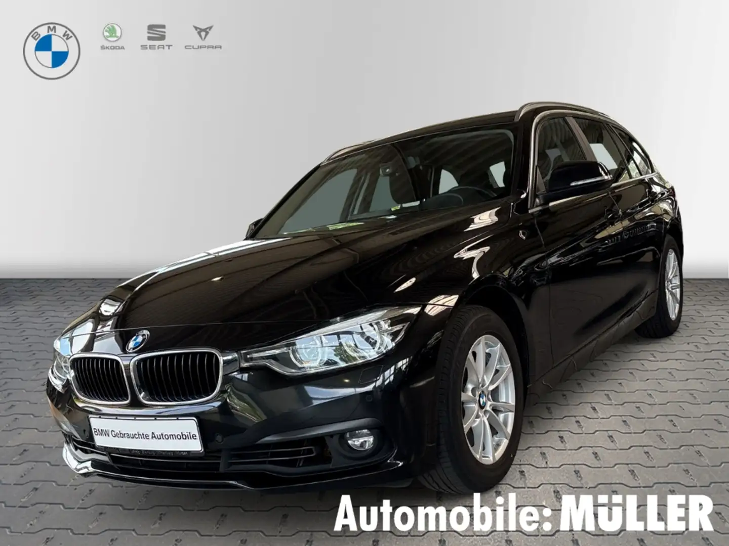 BMW 318 i Touring Navi Soundsystem LED El. Heckklappe Mehr Schwarz - 1