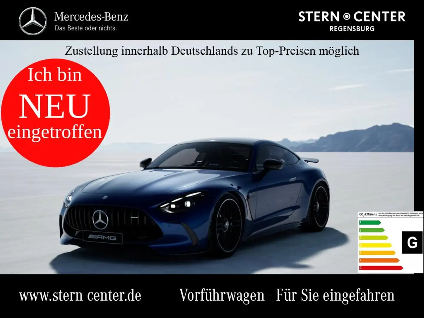 Mercedes-Benz AMG GT 4MATIC+ AMG MBUX Burm Night Ambiente Bleu - 1