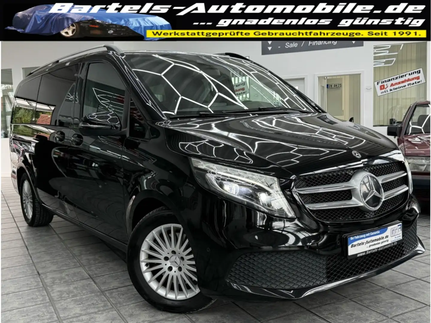 Mercedes-Benz V 250 d EDITION lang, 6-Sitzer, LED, Kamera, AHK Black - 1