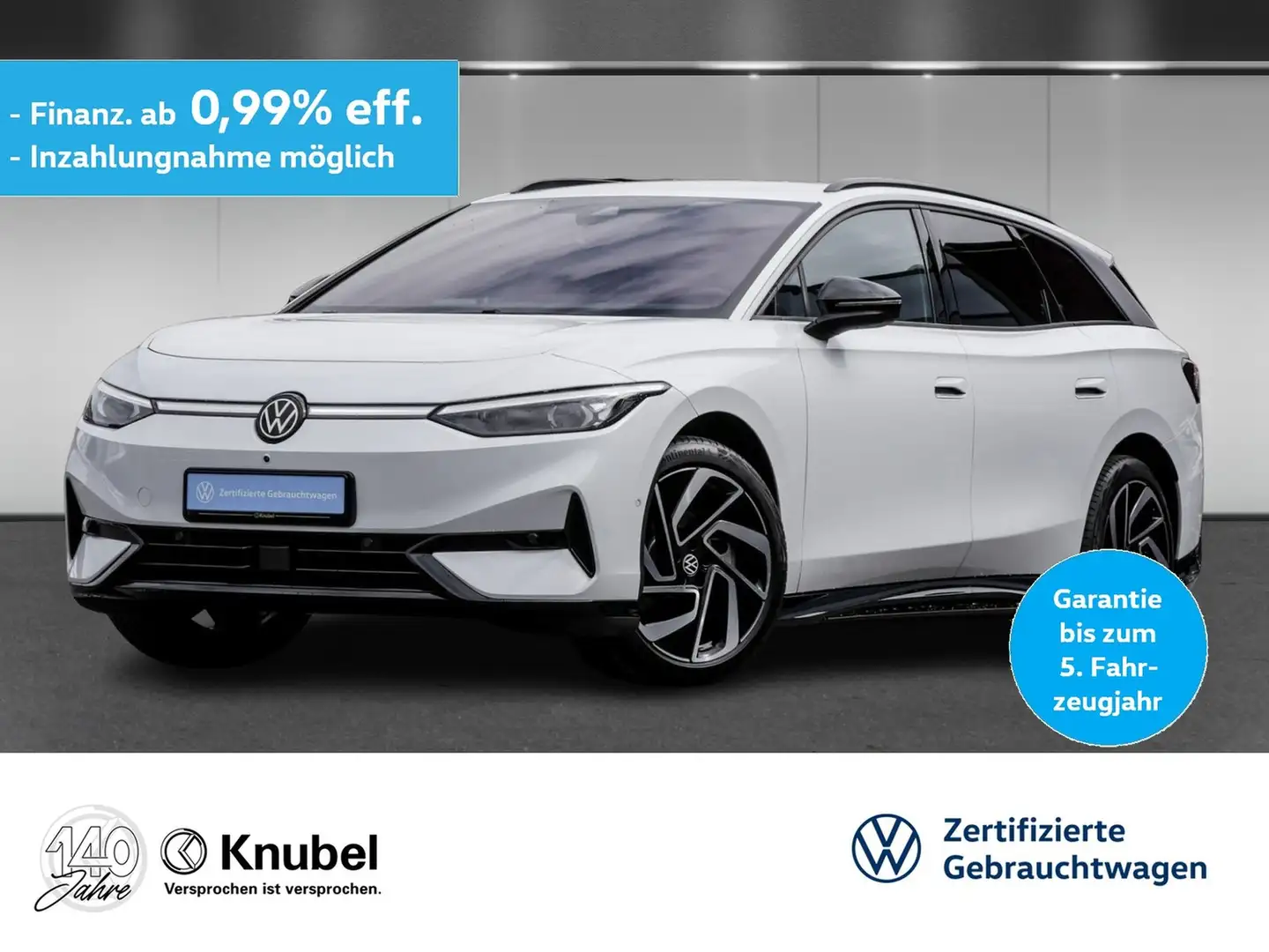 Volkswagen ID.7 Tourer Pro AHK HuD AreaView Keyless Navi IQ.Light Weiß - 1
