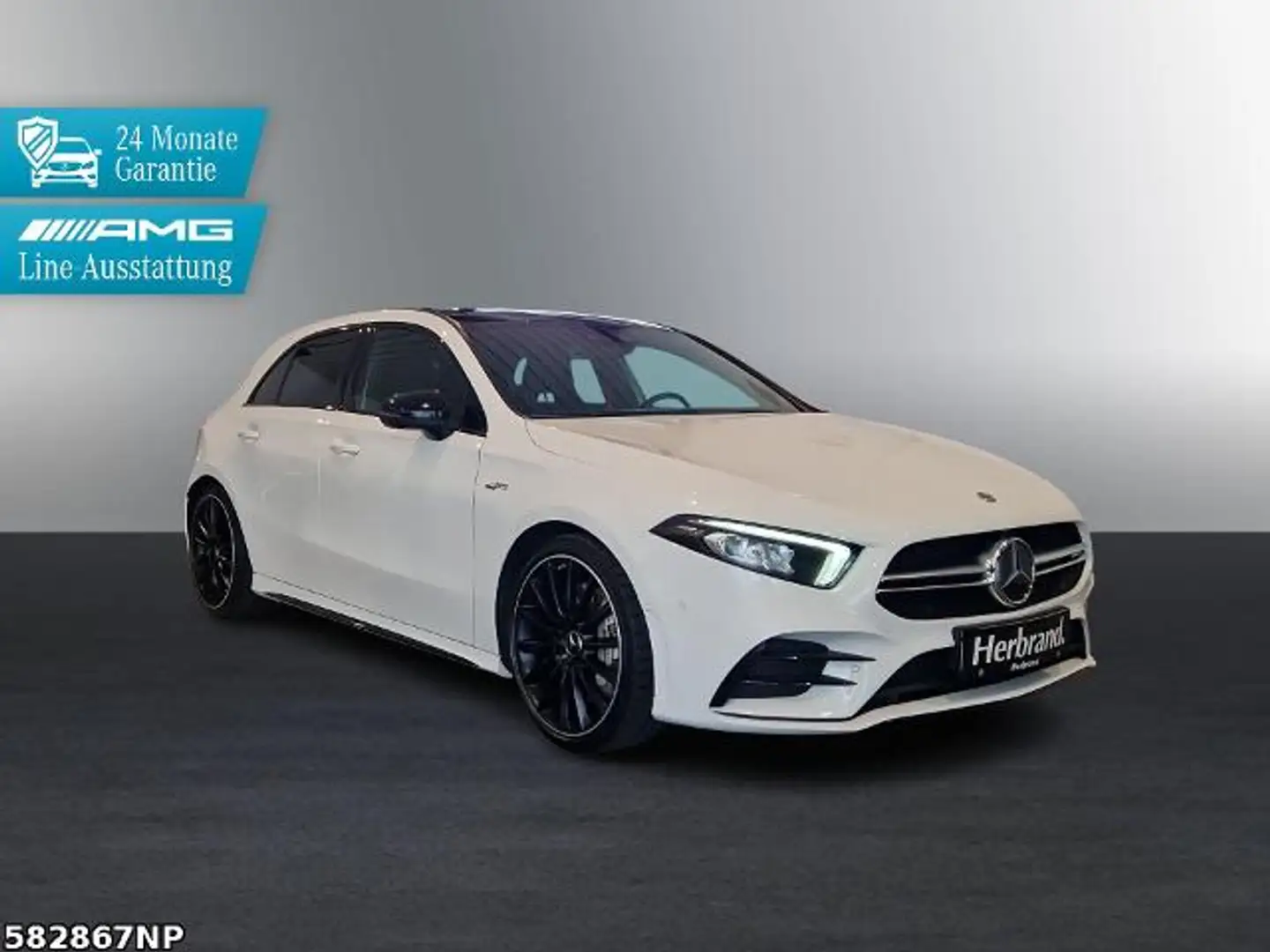 Mercedes-Benz A 35 AMG 4M Night Burmeste Ambiente Panorama LED Wit - 2