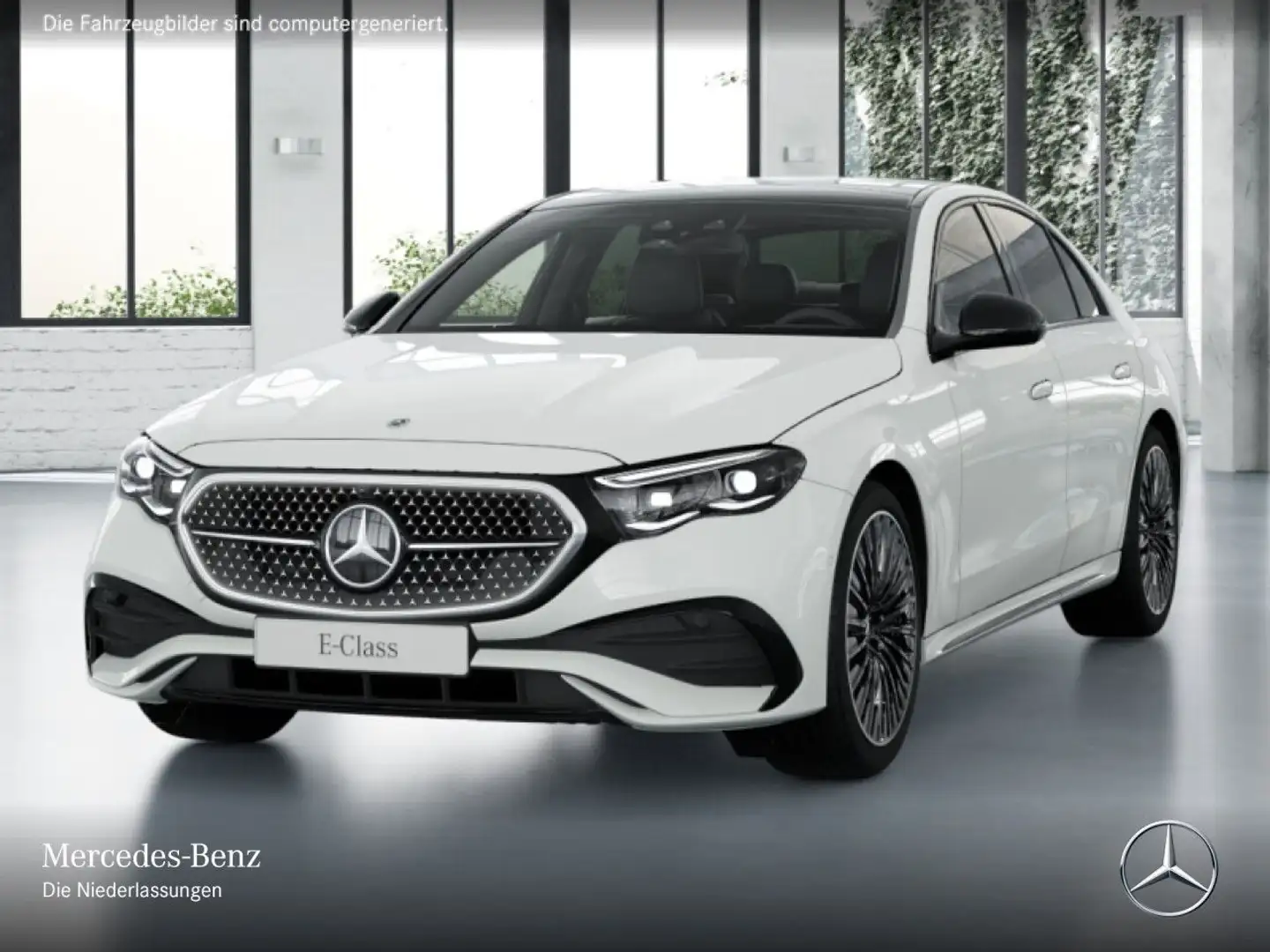 Mercedes-Benz E 450 d 4M AMG Fahrass 360° Pano Burmester Distr. Blanc - 2