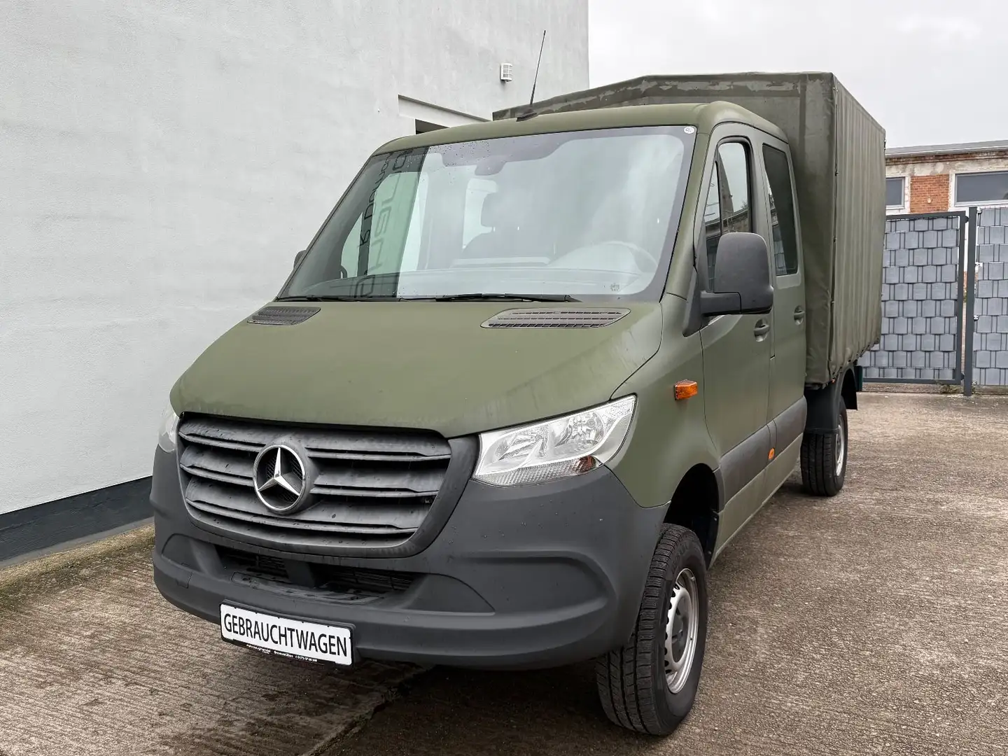 Mercedes-Benz Sprinter III Pritsche DoKa AWD 314 CDI 4x4 Grün - 2