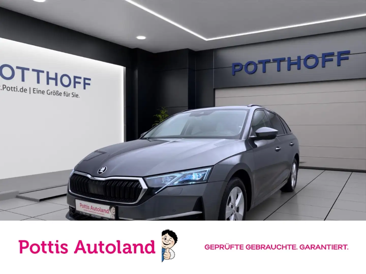 Skoda Octavia Combi 2.0 TDI DSG SELECTION PANO AHK NAVI DCC Grau - 1