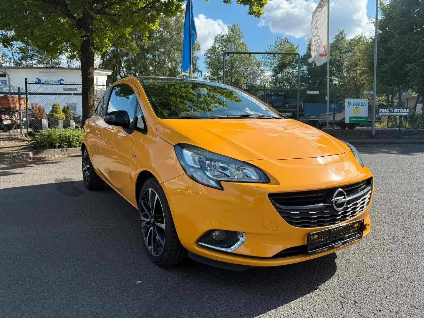 Opel Corsa E Color Edition*GARANTIE*ServiceNeu*TüvNEU Naranja - 1