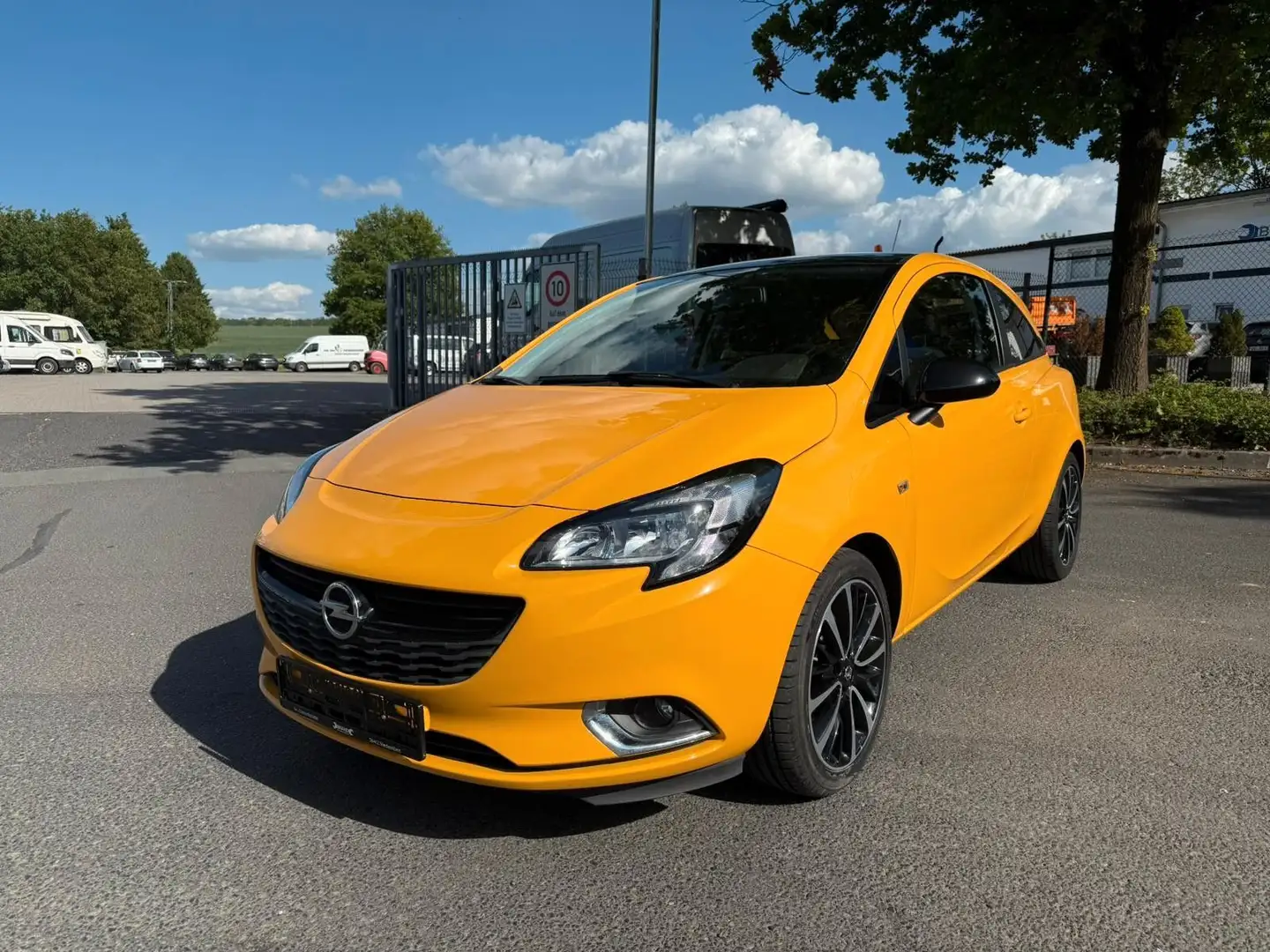Opel Corsa E Color Edition*GARANTIE*ServiceNeu*TüvNEU Naranja - 2