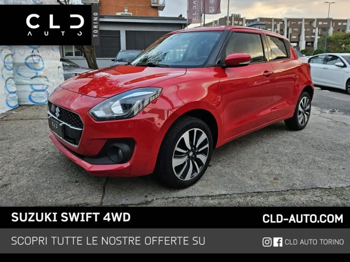 Suzuki Swift 1.2 Hybrid 4WD AllGrip Top Rosso - 1
