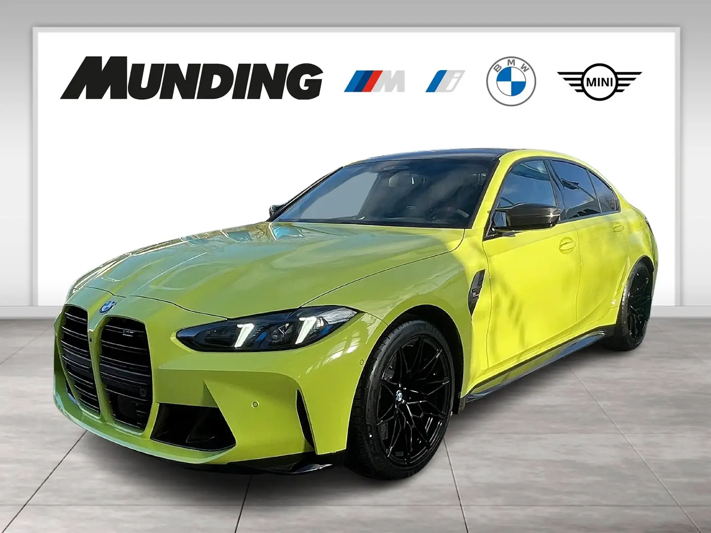 BMW M3 Competition A M xDrive M Drivers P. HK-HiFi|Navi|P Gelb - 1