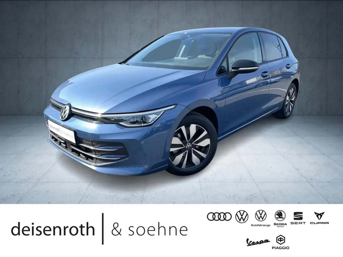 Volkswagen Golf GOAL 2.0 TDI DSG AHK/Nav/LED+/ACC/IDA/Kam/Assist Blau - 1