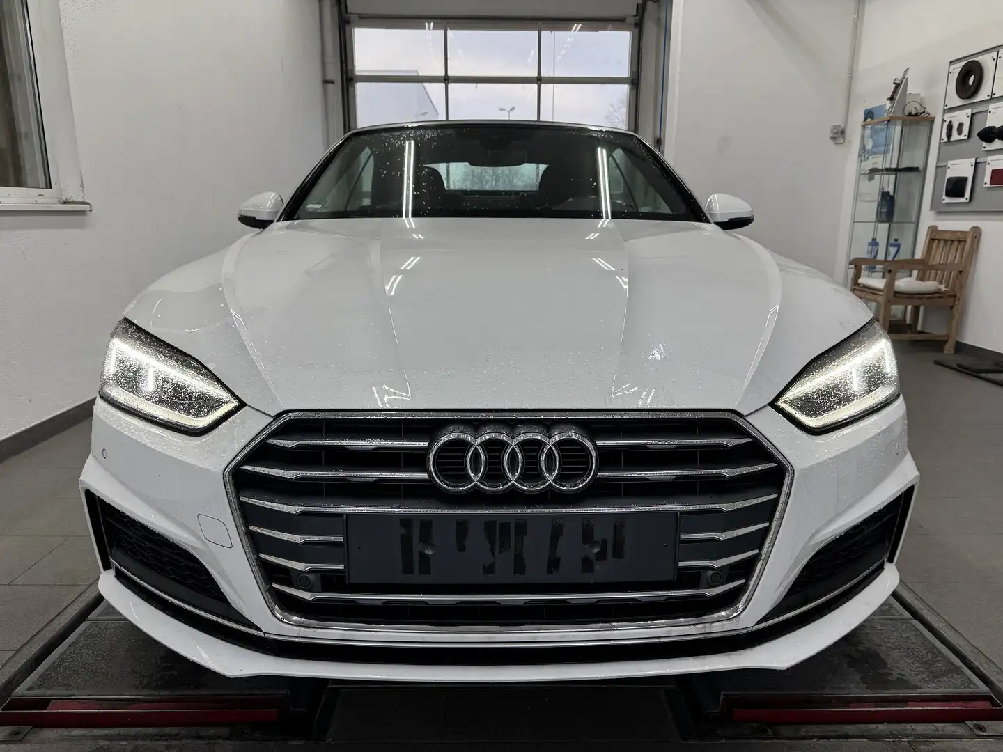 Audi A5 Cabriolet 2.0 TDI S-line sport GRA*NAVI*SHZ*Sit Weiß - 2