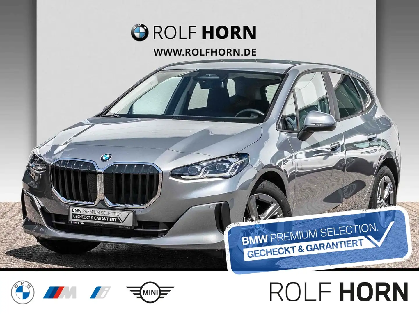 BMW 216 i Active Tourer Navi LED RfKam Sitzhzg. Klima Šedá - 1