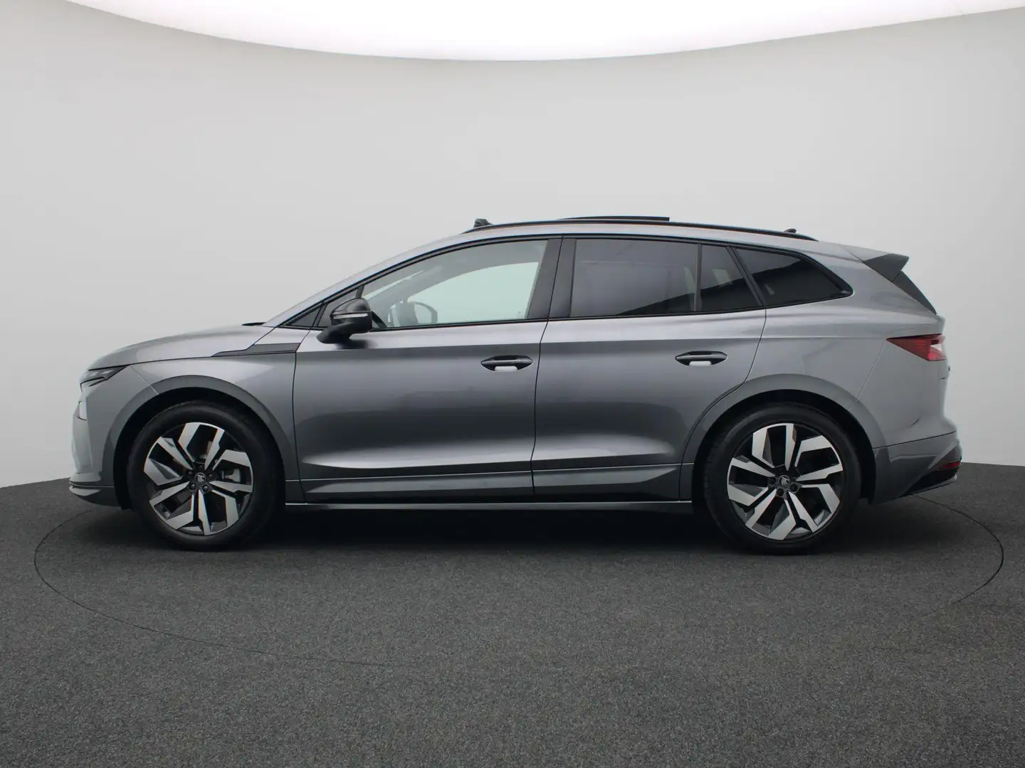 Skoda Enyaq 85 Sportline 77KW 286PK Pano-Schuifkanteldak, Warm Grijs - 2