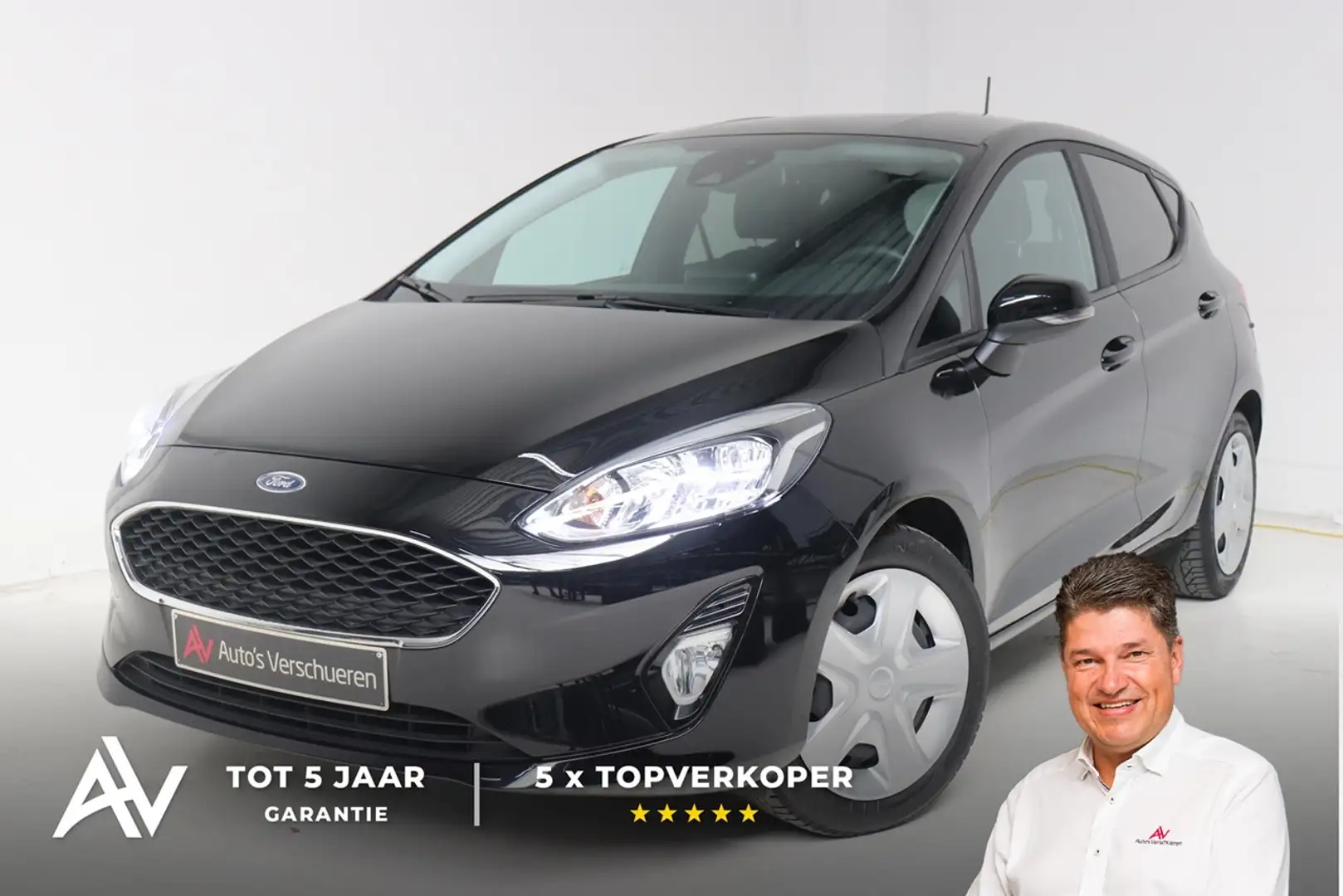 Ford Fiesta 1.0 Ecoboost  ** Carplay | Winter pack | Zetelv... Zwart - 1