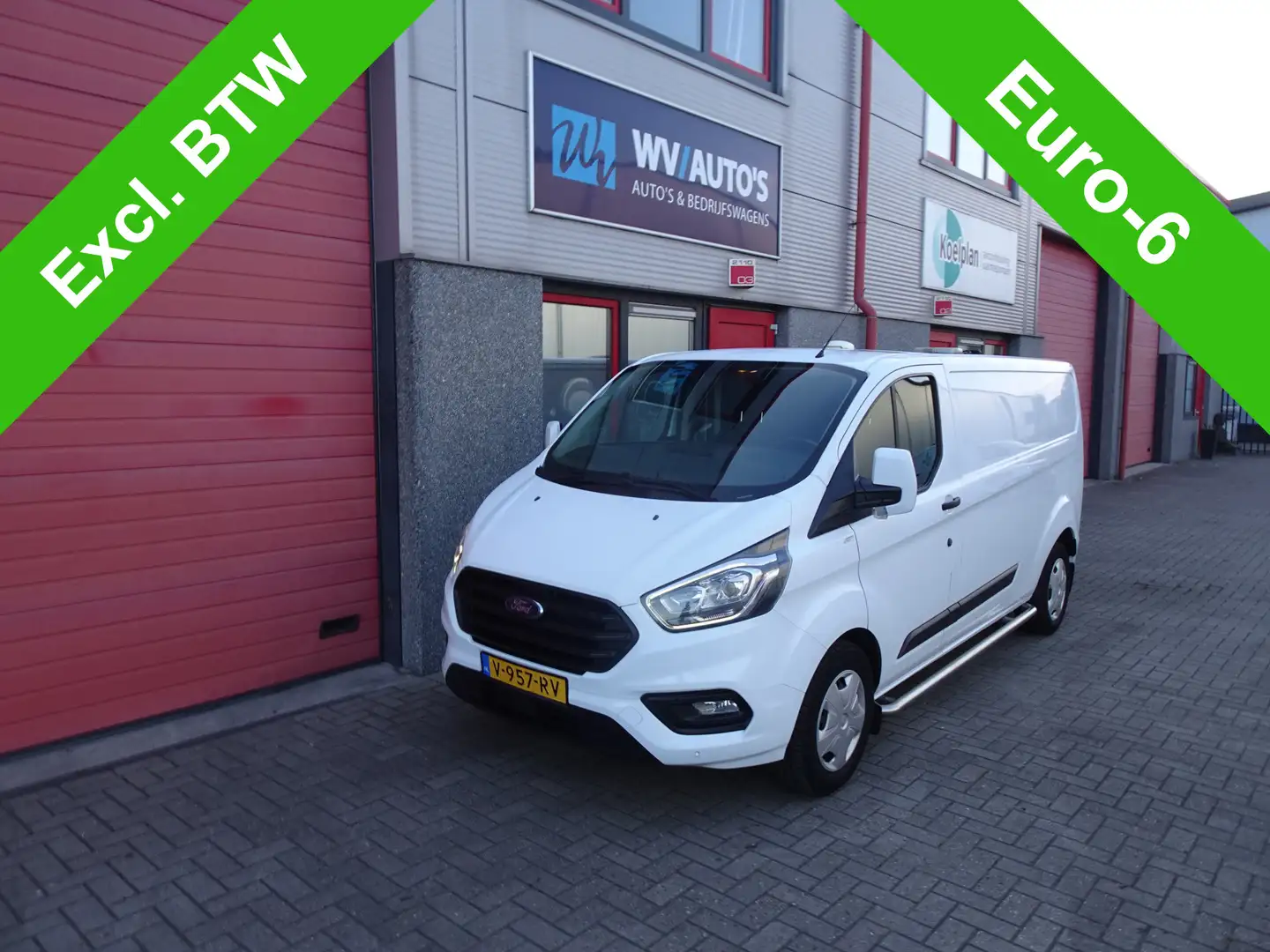 Ford Transit Custom 340 2.0 TDCI L2H1 Trend compleet met inrichting en Wit - 1