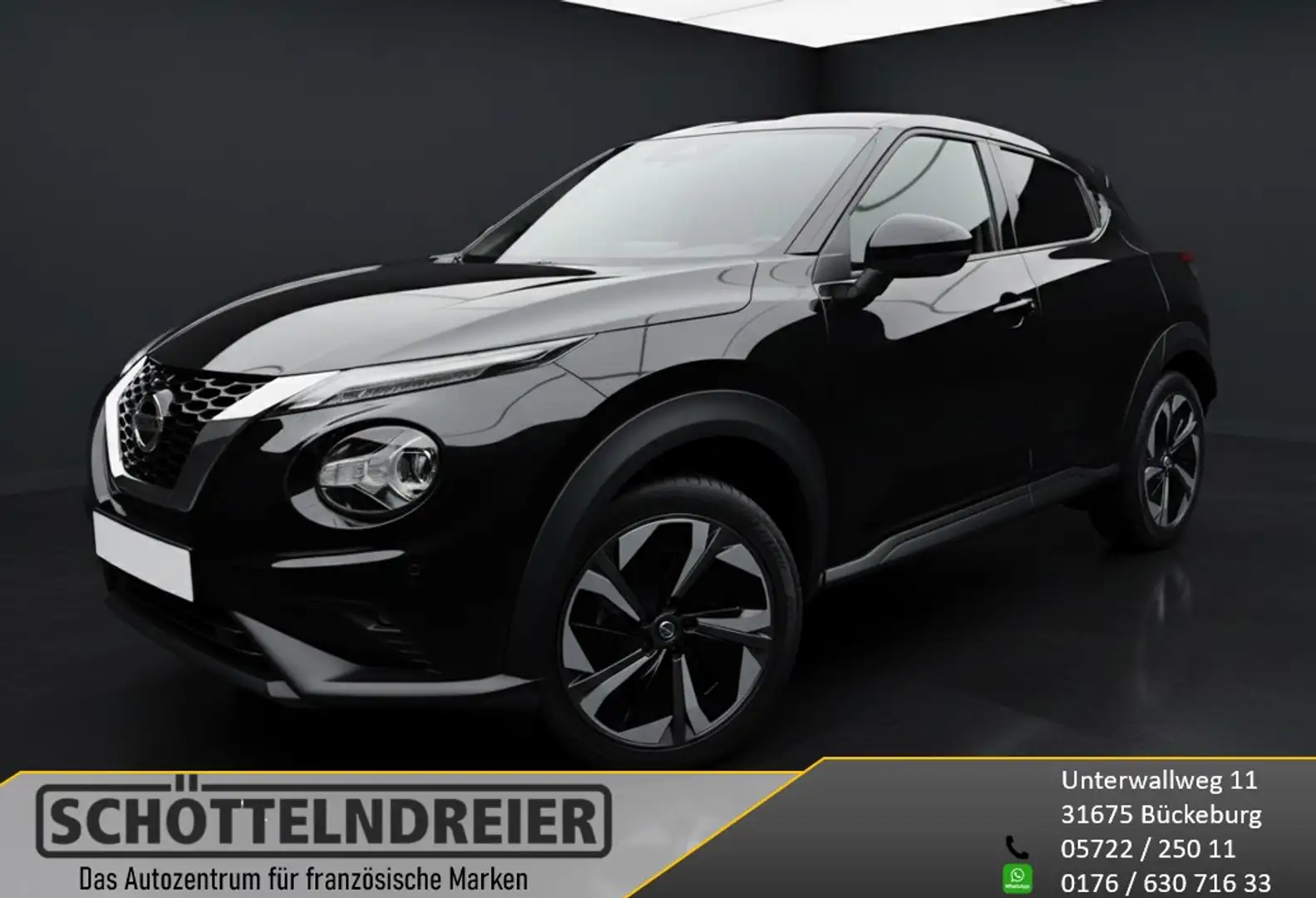 Nissan Juke Juke 1.0 N-Connecta 360°Kamera 19 Winterpaket Zwart - 1
