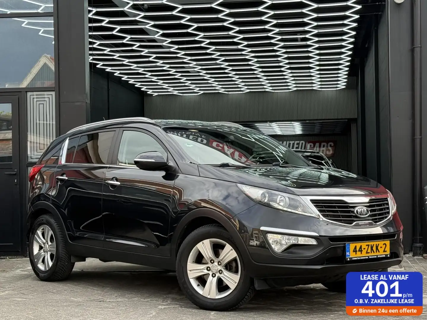 Kia Sportage 1.6 GDI|Treekhaak |Airco|Eerste eigenaar| Grijs - 1