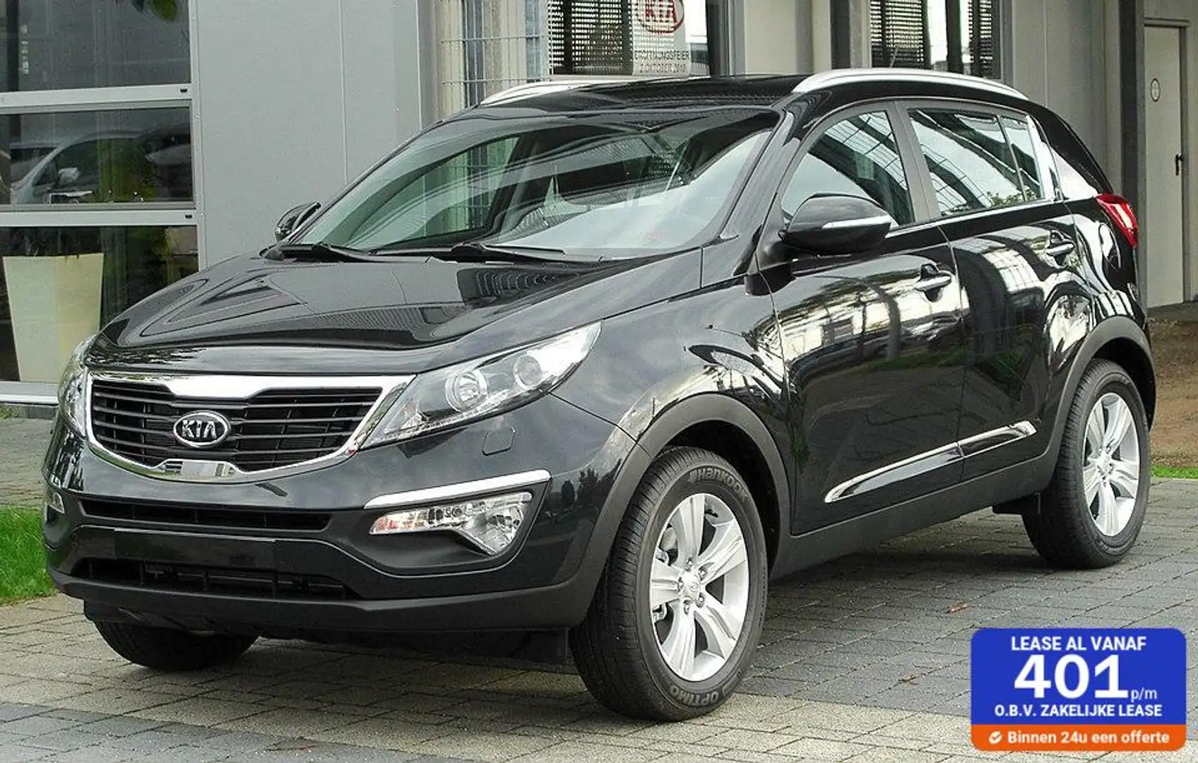 Kia Sportage 1.6 GDI|Treekhaak |Airco|Eerste eigenaar| Grijs - 1