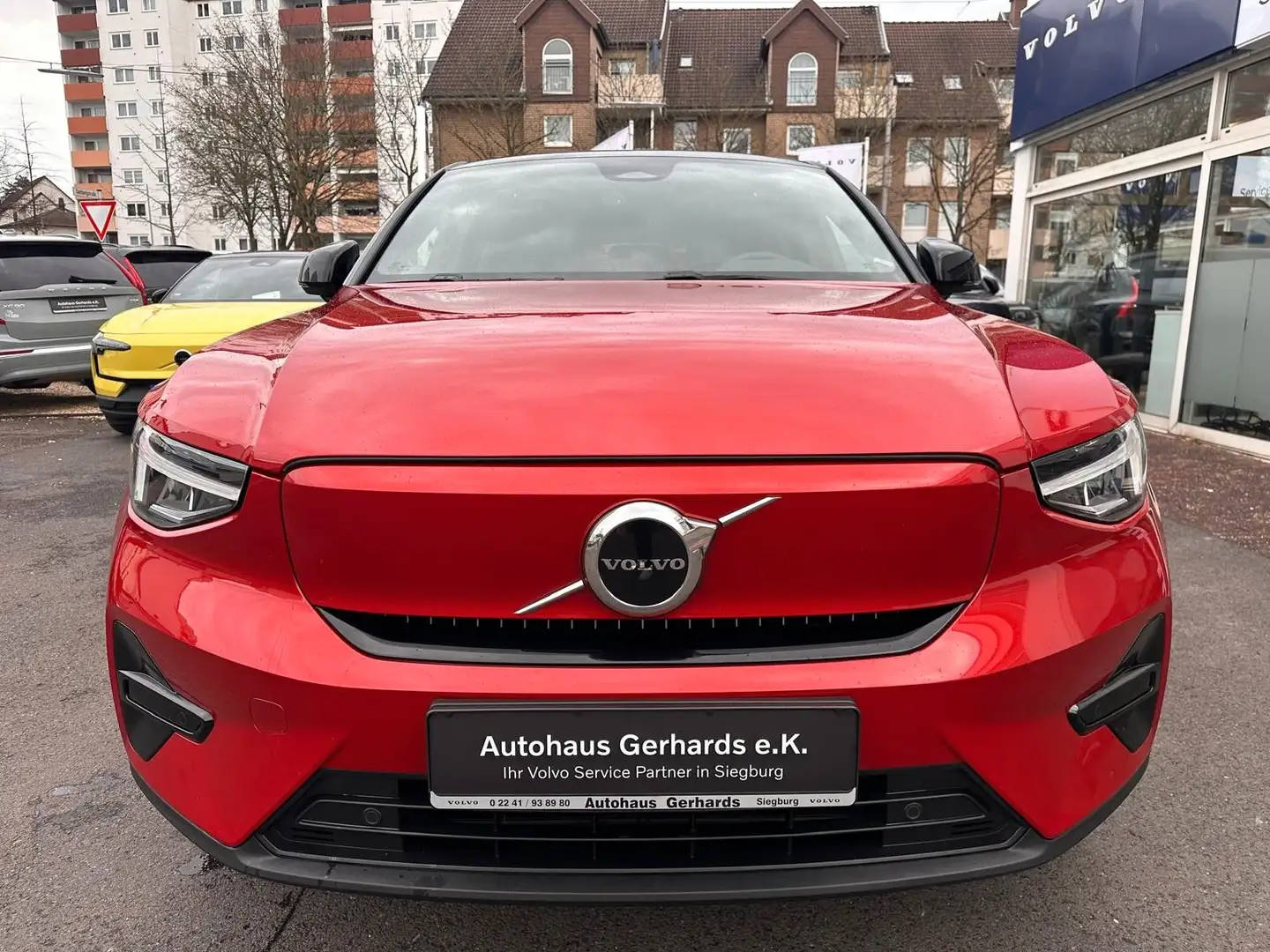 Volvo C40 Twin AWD,AHK,WP,BLIS,ACC,Google,Batt. Zertif Rot - 2