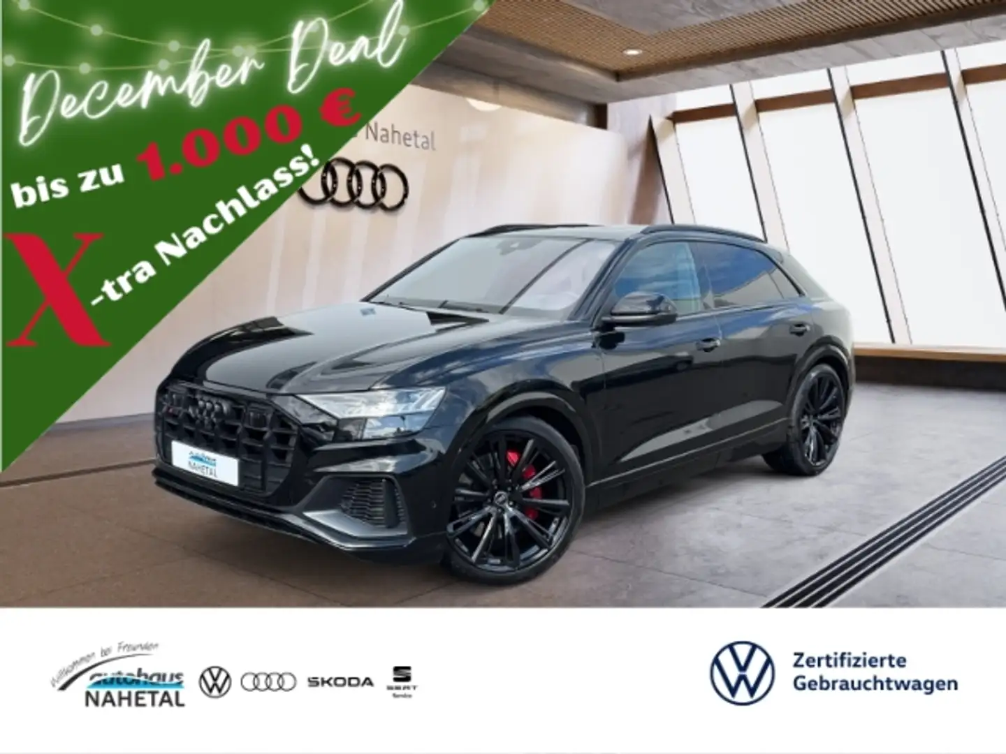 Audi SQ8 4.0TFSI quattro HD-MATRIX NAVI 23'' AHK 360° AIR-S crna - 1