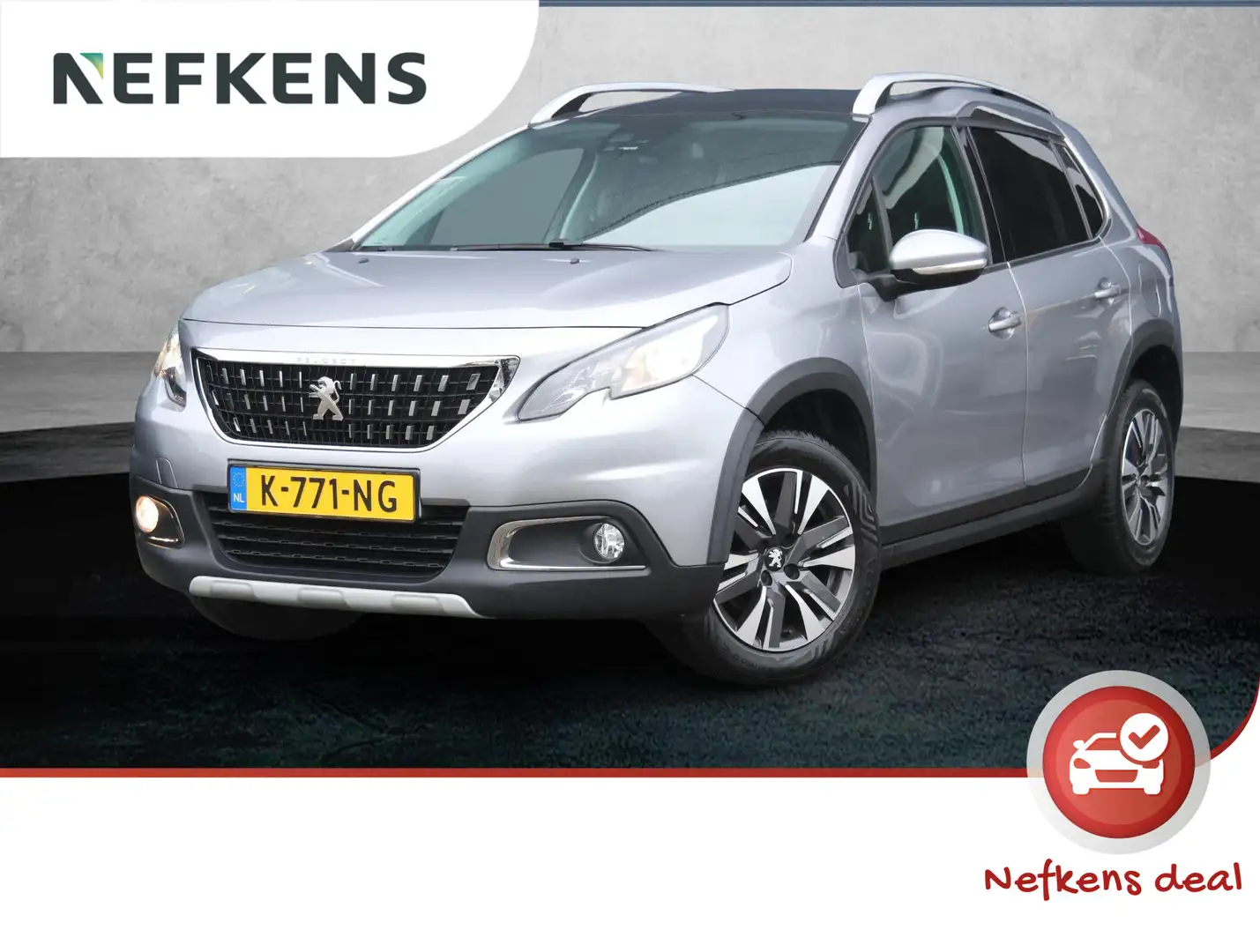 Peugeot 2008 1.2 PureTech GT-Line | Navigatie | Trekhaak | Stoe Grijs - 1