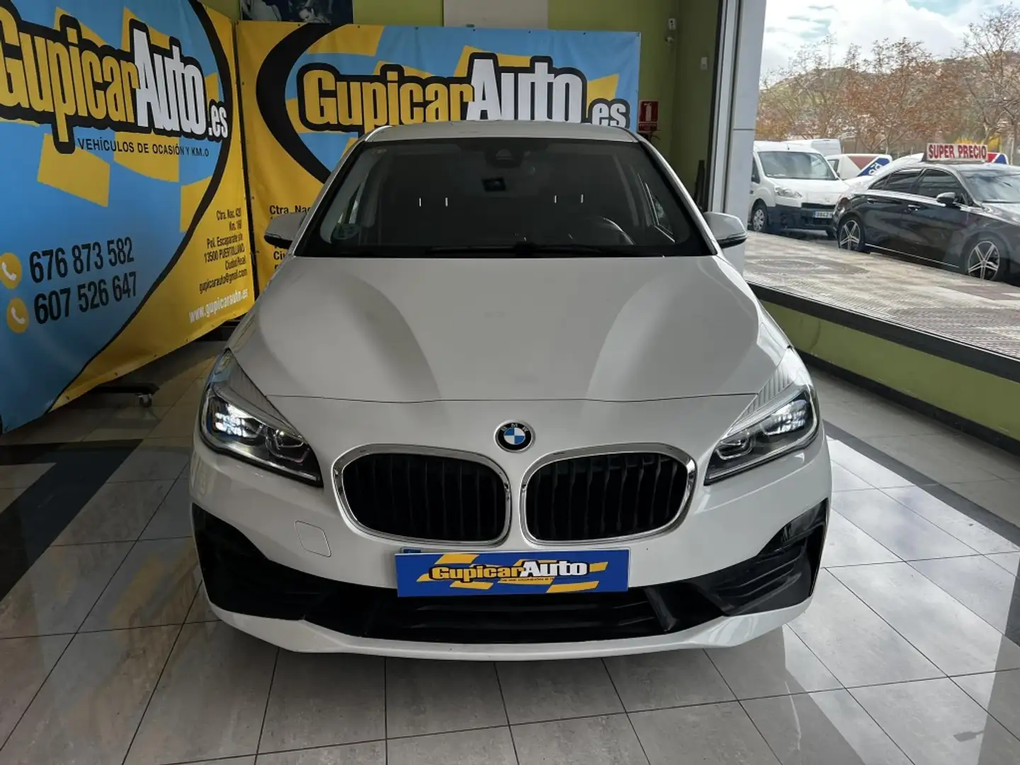 BMW 218 218d Active Tourer Blanc - 2