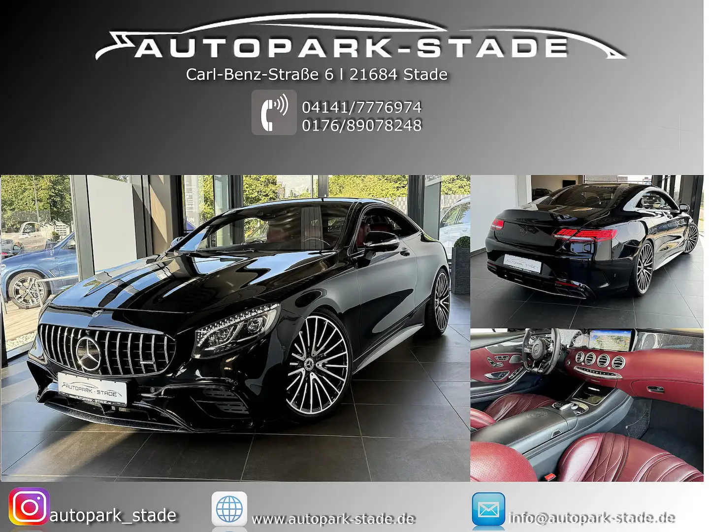 Mercedes-Benz S 63 AMG 4Matic Edition 1 absolut Voll Facelift Negro - 1