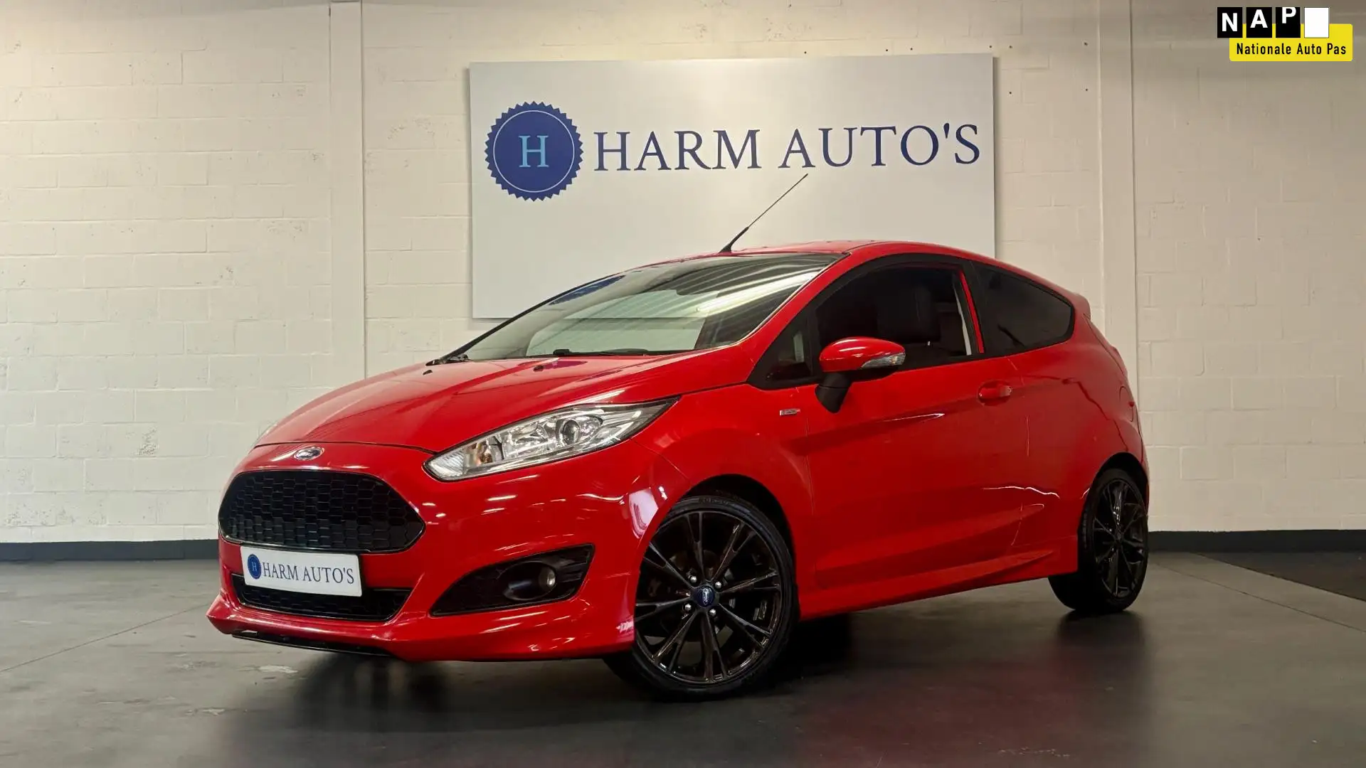 Ford Fiesta 1.0 EcoBoost Sport ST Line 125pk Clima/ Cruise / P Rood - 1