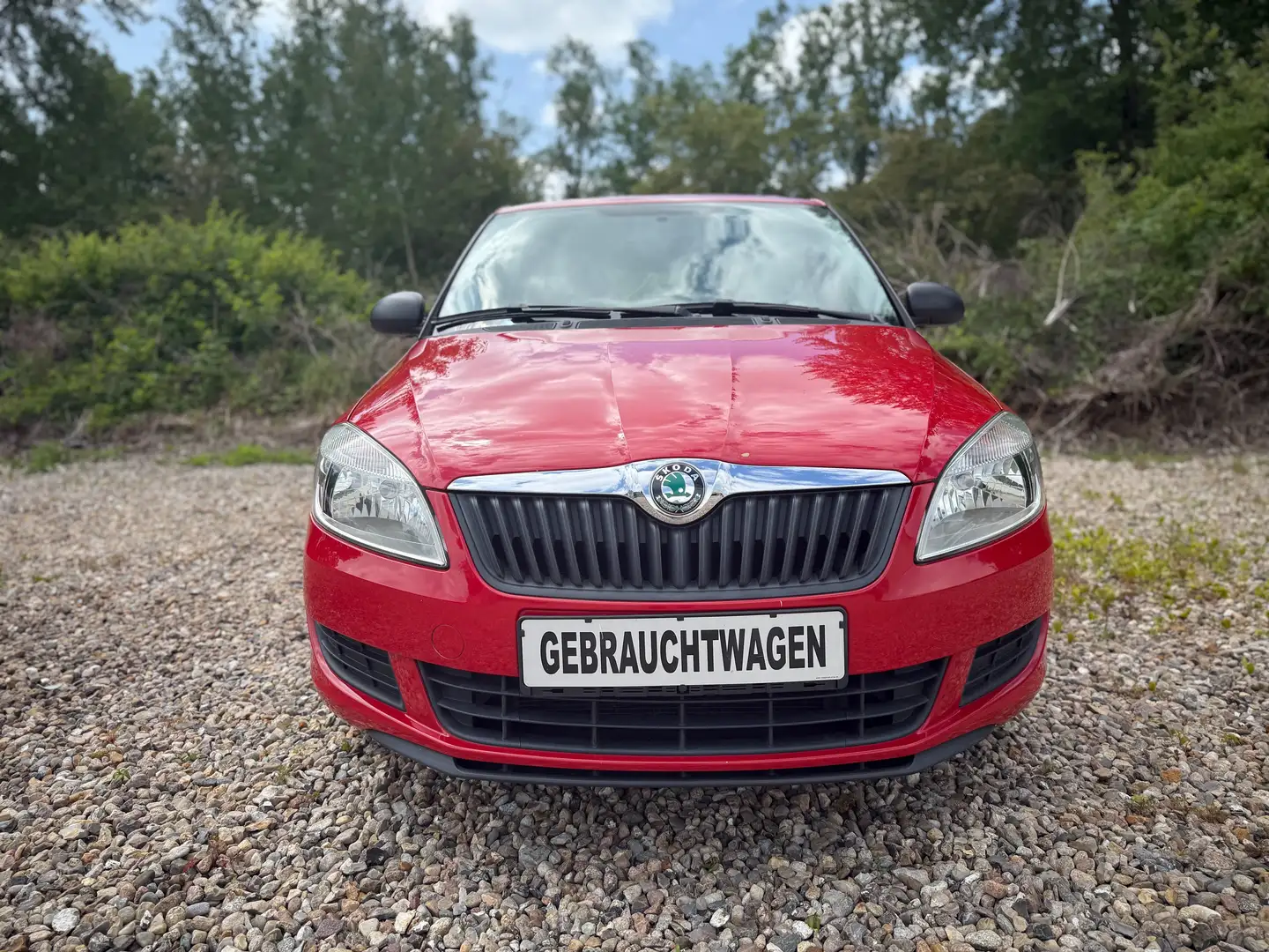 Skoda Fabia TÜV und SERVICE NEU/ Anhängerkupp. /KLIMA AC Rot - 2
