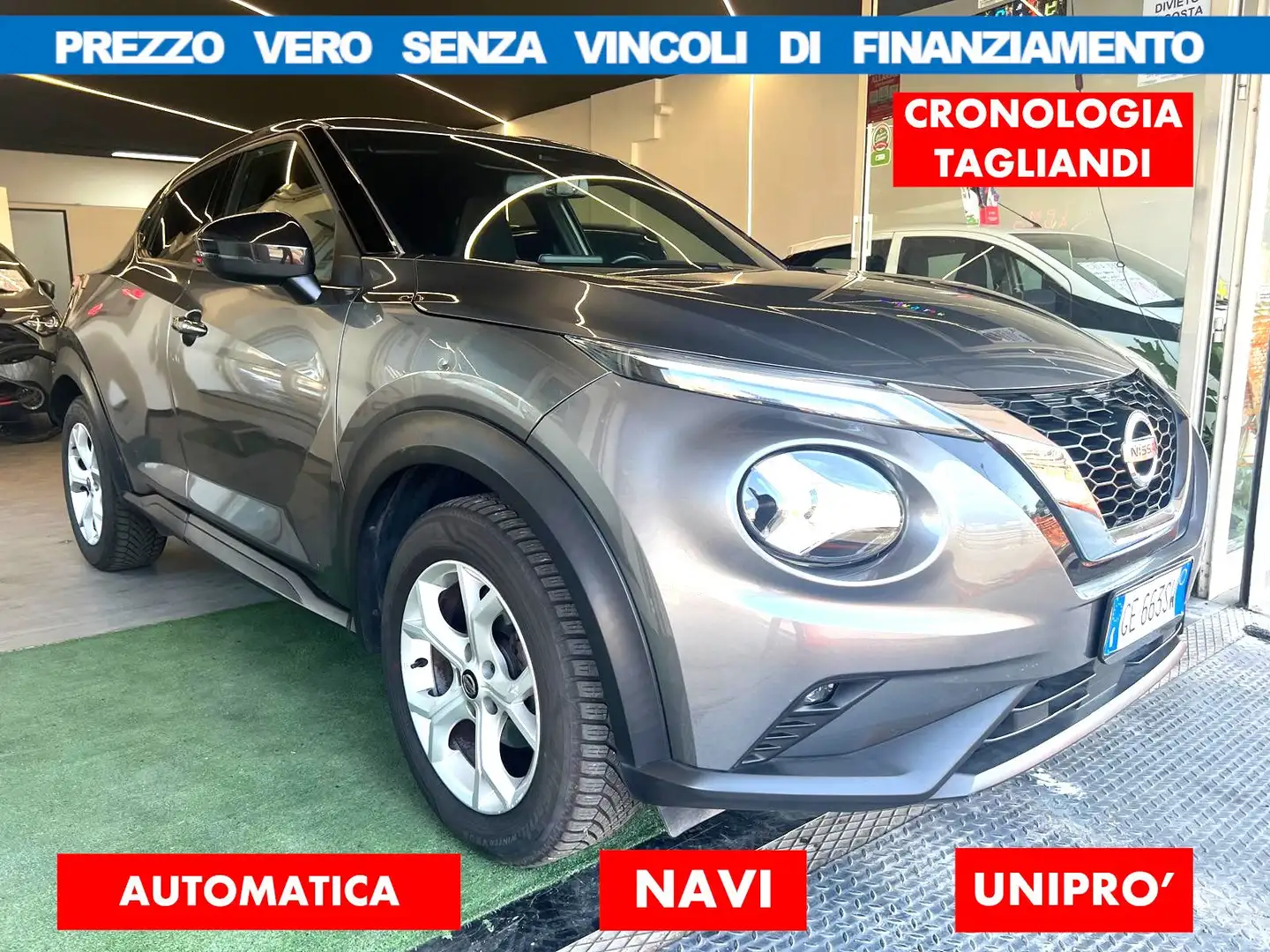 Nissan Juke 1.0 N-114cv AUTOMATICA*NO VINCOLI FINANZ*AZIENDALE Gris - 1