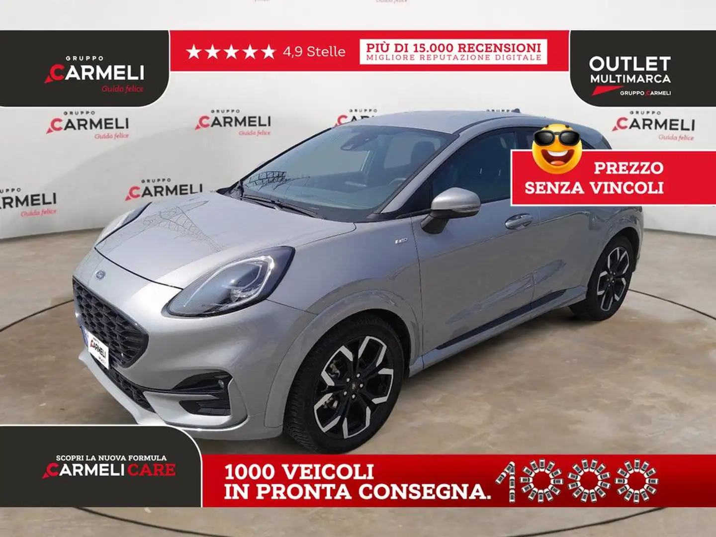 Ford Puma 1.0 ecoboost ST-Line s&s 125cv Grigio - 1