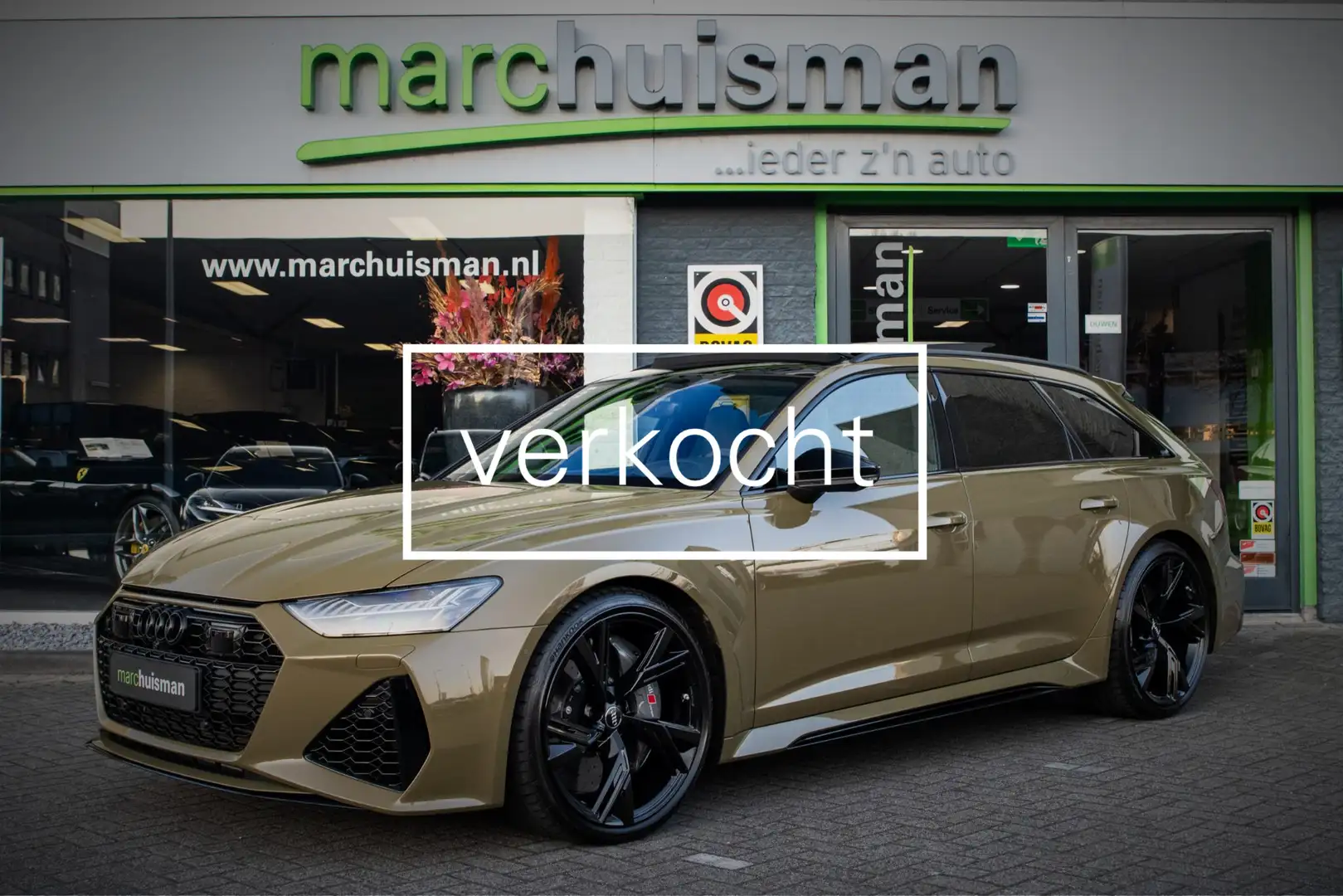 Audi RS6 Avant 4.0 TFSI quattro / B&O ADV / KERAMISCH / HEA Groen - 1