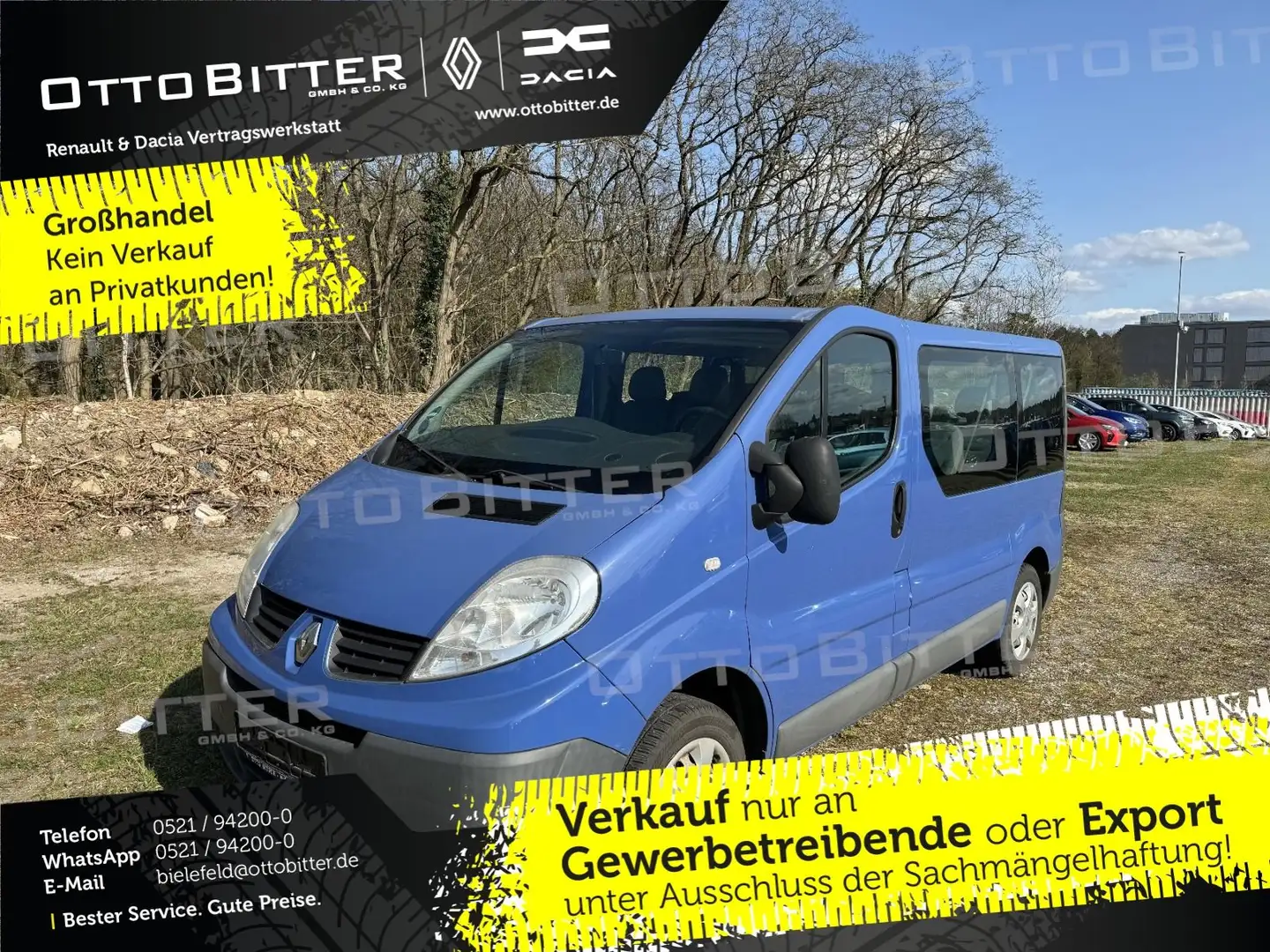 Renault Trafic Combi dCi90 L1H1 9-Sitzer Blue - 1