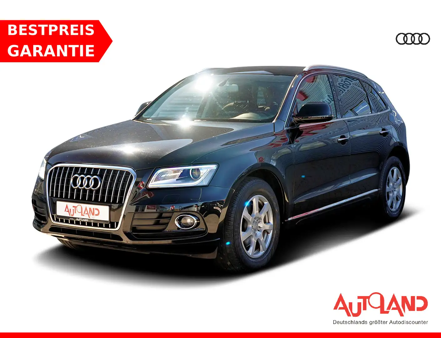 Audi Q5 2.0 2.0 TDI Bi-Xenon AHK Tempomat PDC Noir - 1