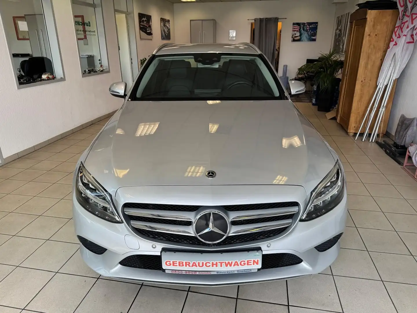 Mercedes-Benz C 200 T-Modell AVANTGARDE/AHK/NAVI/KLIMA Silber - 2