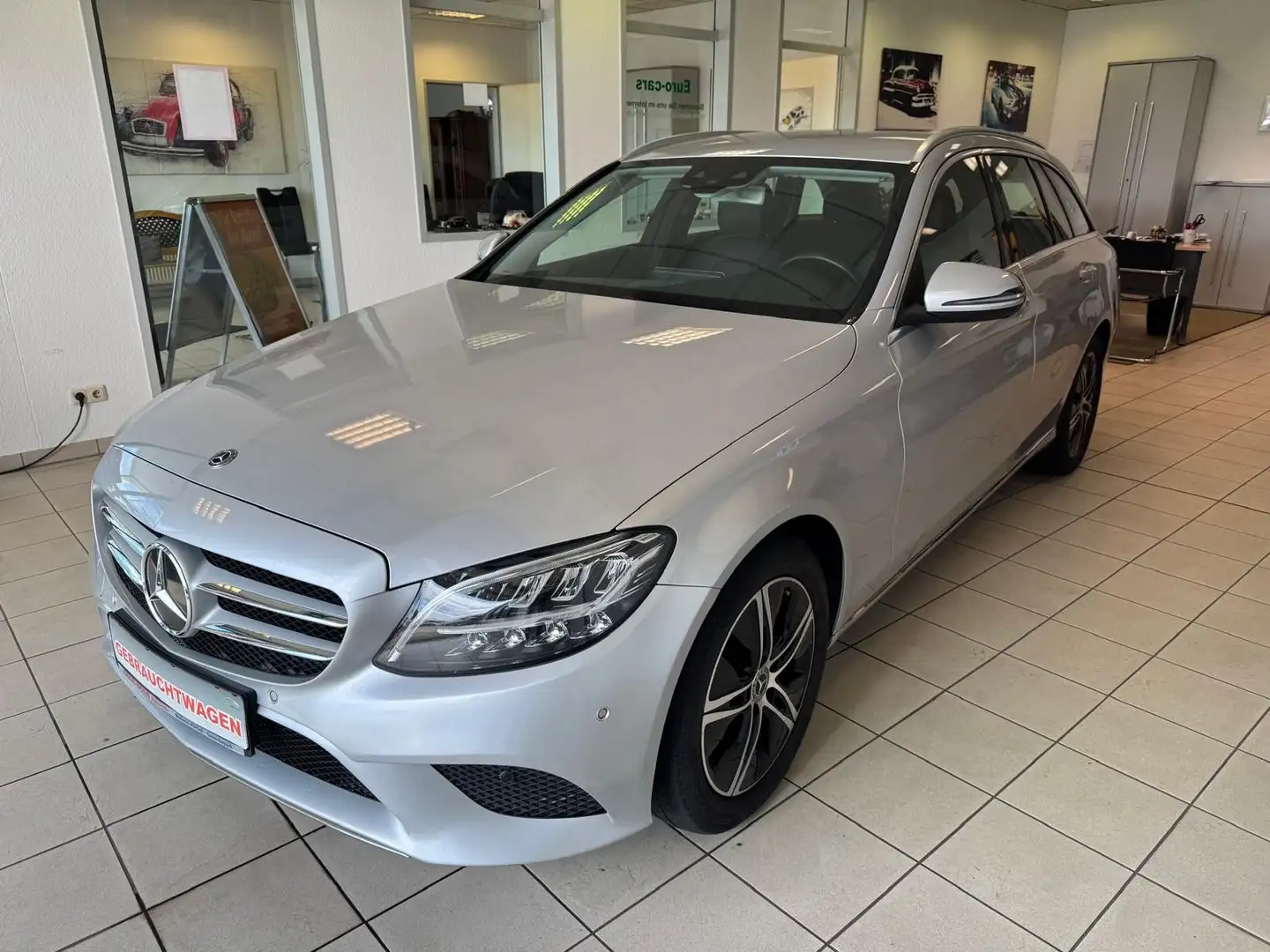 Mercedes-Benz C 200 T-Modell AVANTGARDE/AHK/NAVI/KLIMA Silber - 1