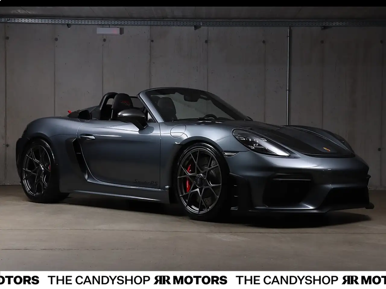 Porsche Boxster 718 Boxster Spyder RS *Vanadiumgraumetallic*Wei...