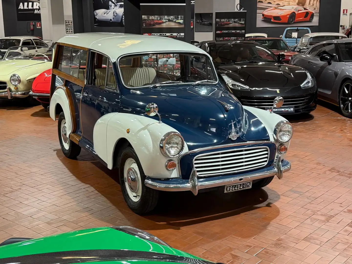MINI Morris Minor Traveller Restaurata-Gpl Bleu - 1