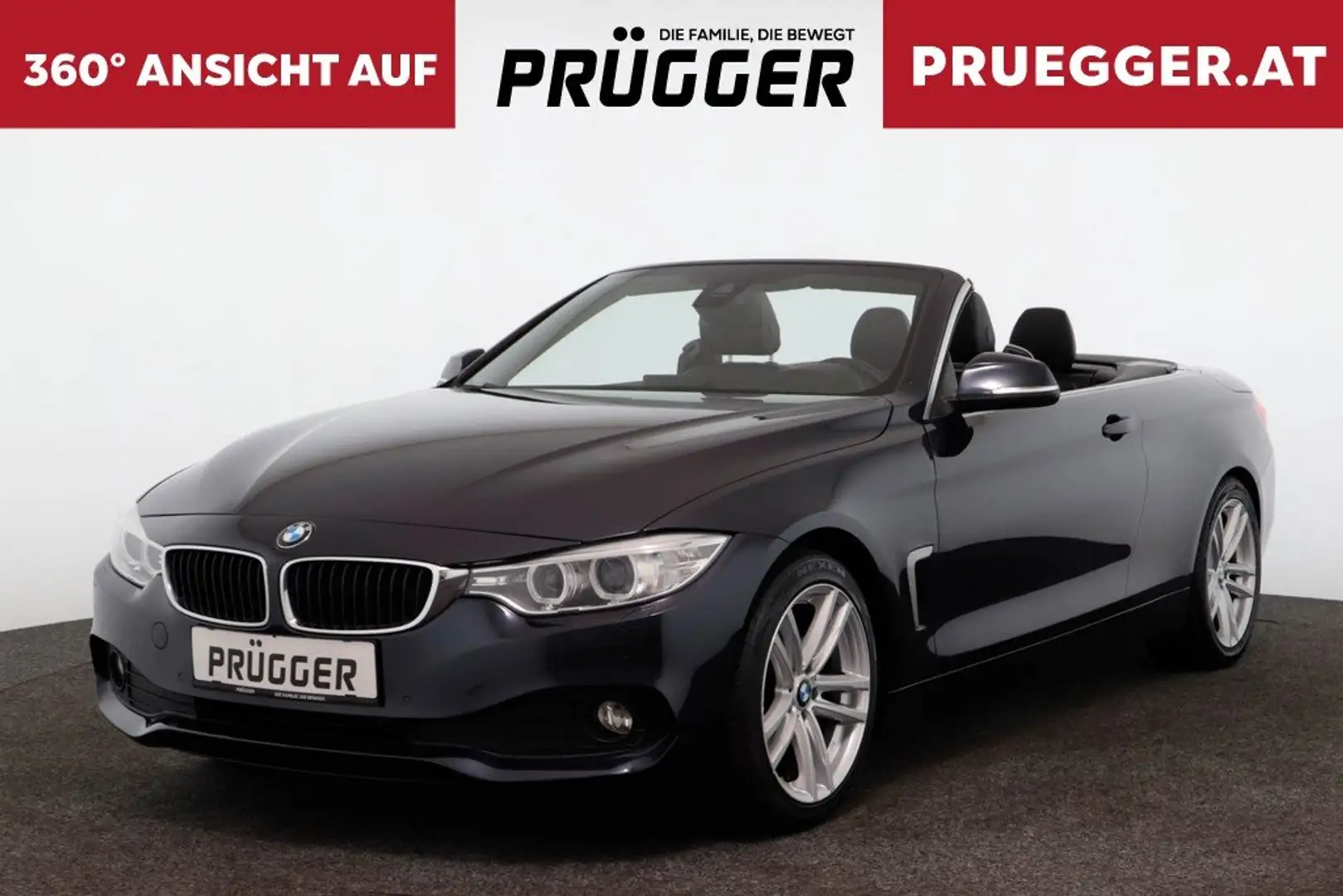 BMW 420 d Cabrio Autom NAVI LEDER XENON HUD 18ZOLL Blau - 1