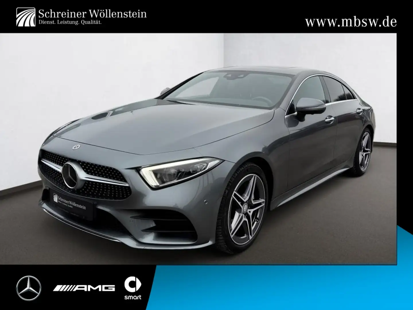 Mercedes-Benz CLS 350 d 4M AMG*FAP*AIR*Mbeam*Wide*GSD*360*Burm Gris - 1