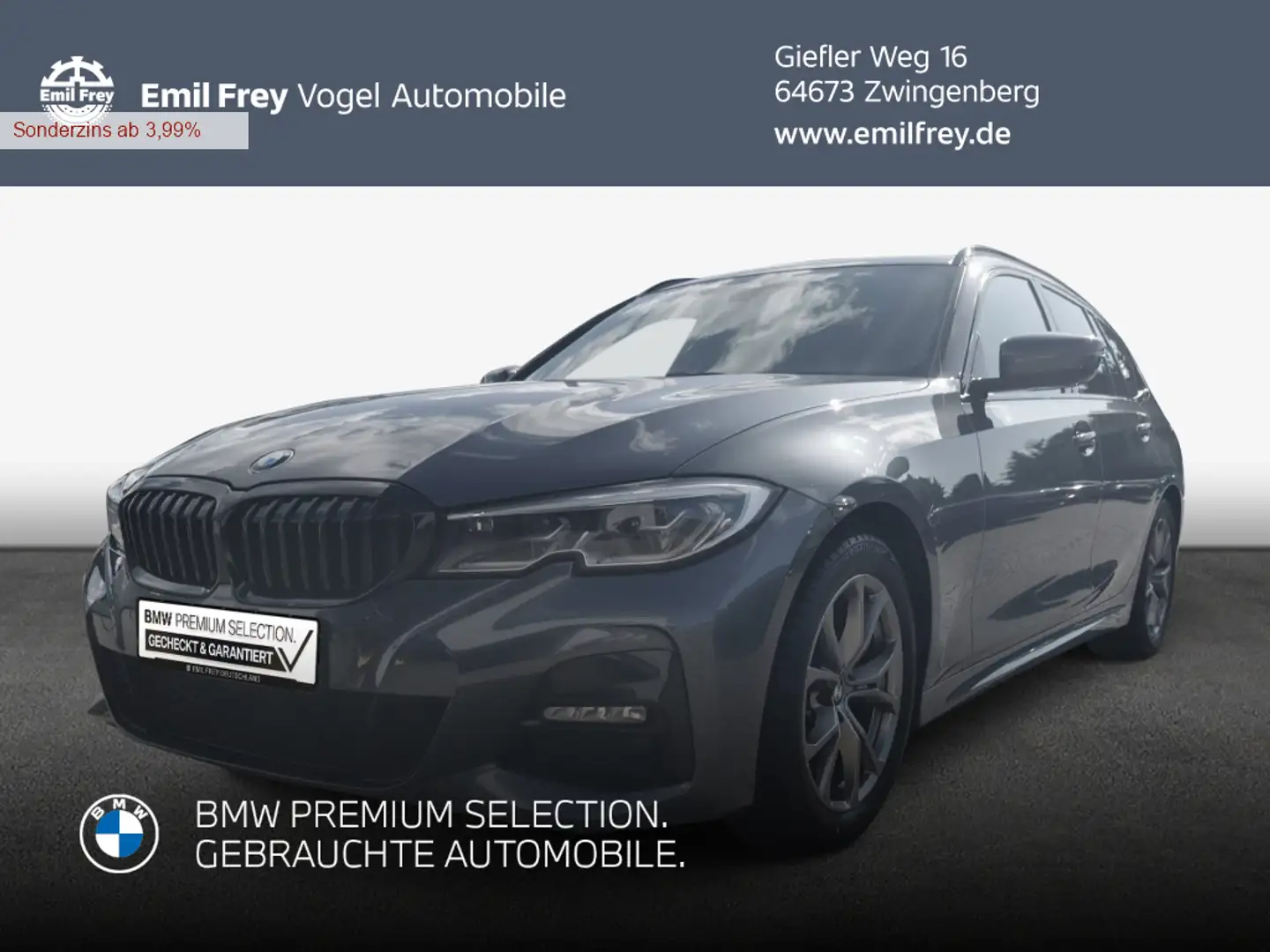 BMW 320 d Touring Aut. M Sport Grijs - 1