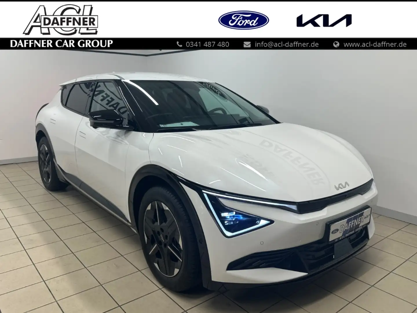 Kia EV6 Earth, 84 kWh, RWD, Merdian, Sitzlüftung Weiß - 1