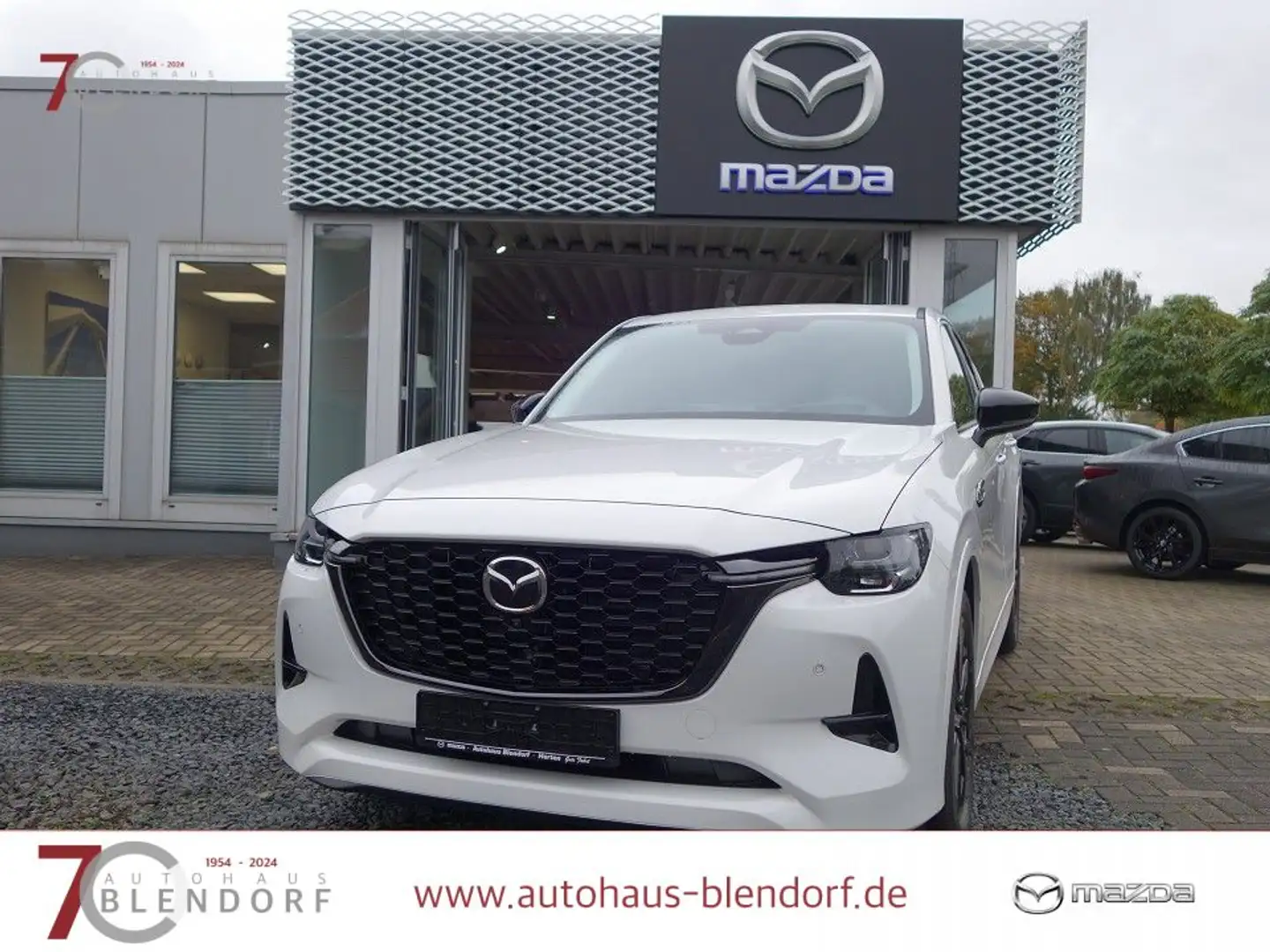 Mazda CX-60 PHEV HOMURA Leder|BOSE|Panorama|MatrixLED Weiß - 1