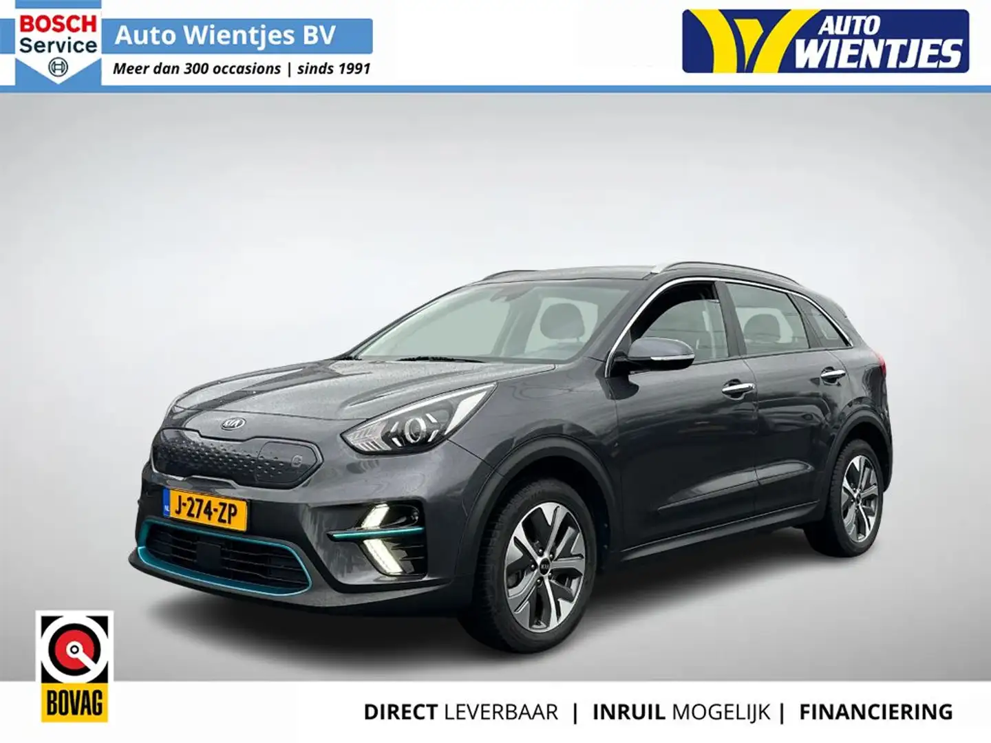 Kia e-Niro DynamicLine 64kWh 3-Fase | Navi | Camera | Half Le Gri - 1
