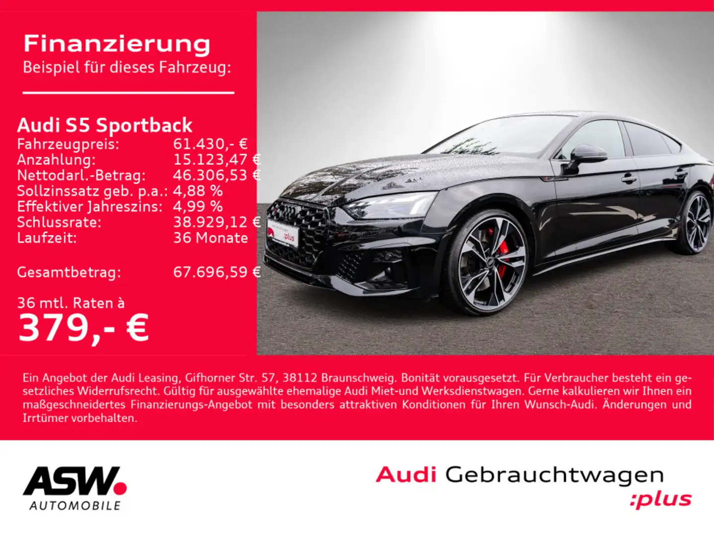 Audi S5 3.0 TDI quattr NAVI MATRIX PANO B&O Noir - 1