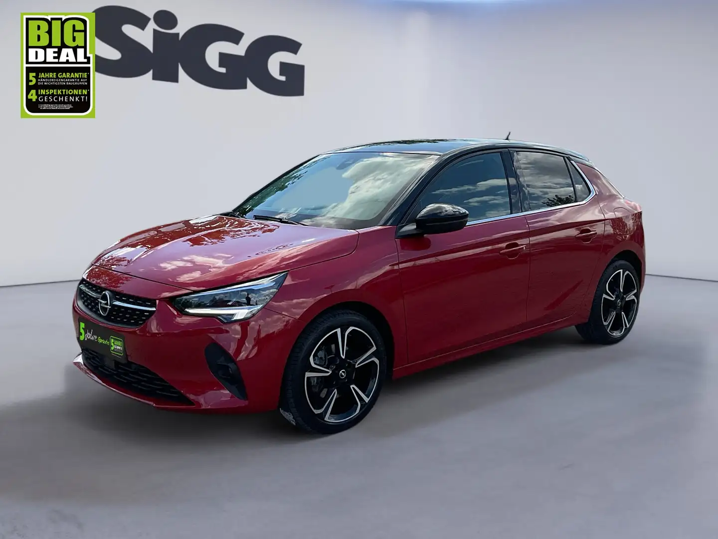 Opel Corsa F 1.2 Turbo Elegance Navi Kamera PDC DAB+ Rouge - 2