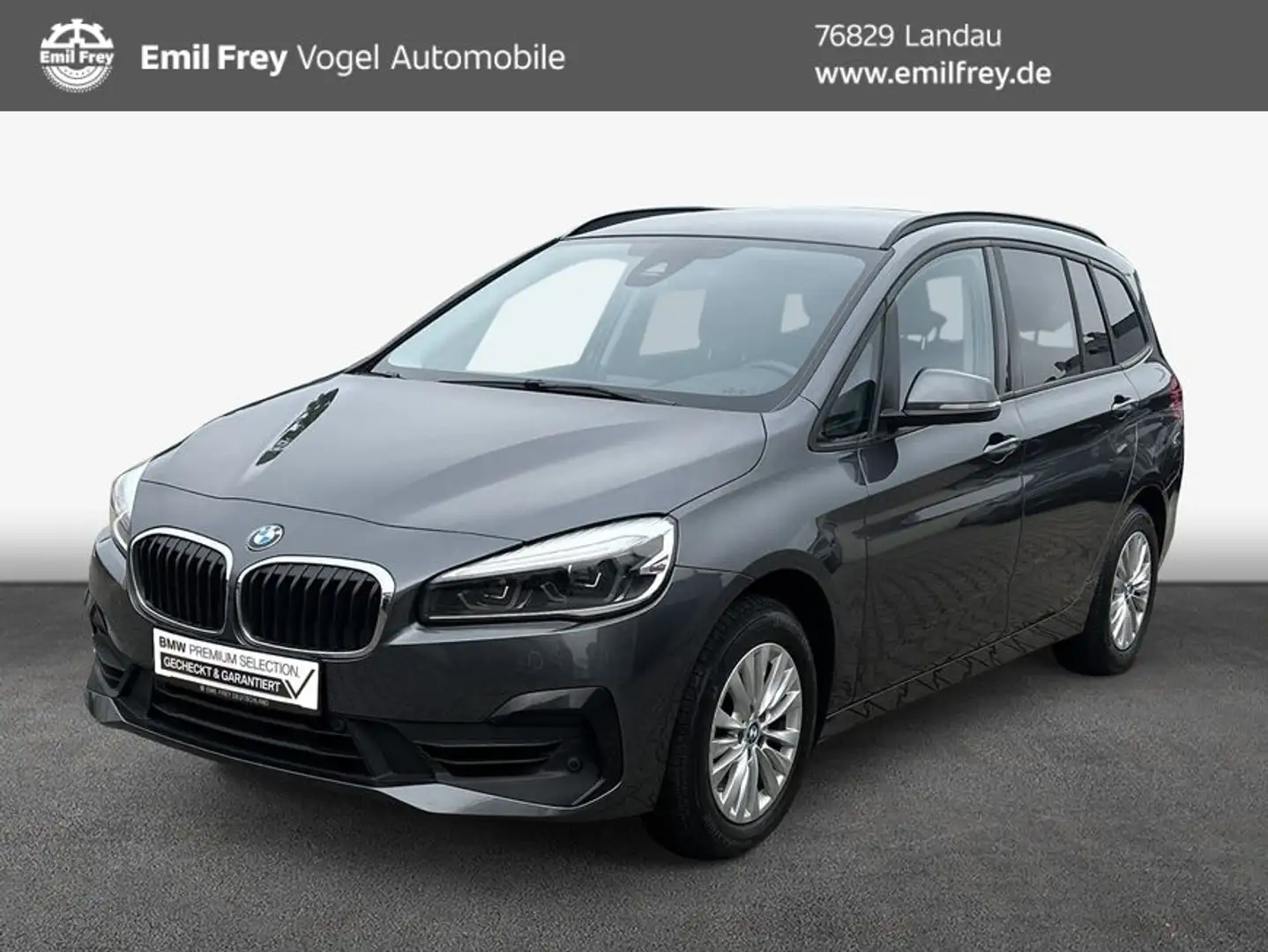 BMW 218 218i Gran Tourer Advantage *SHZ*LED*Navi*PDC* Gris - 1